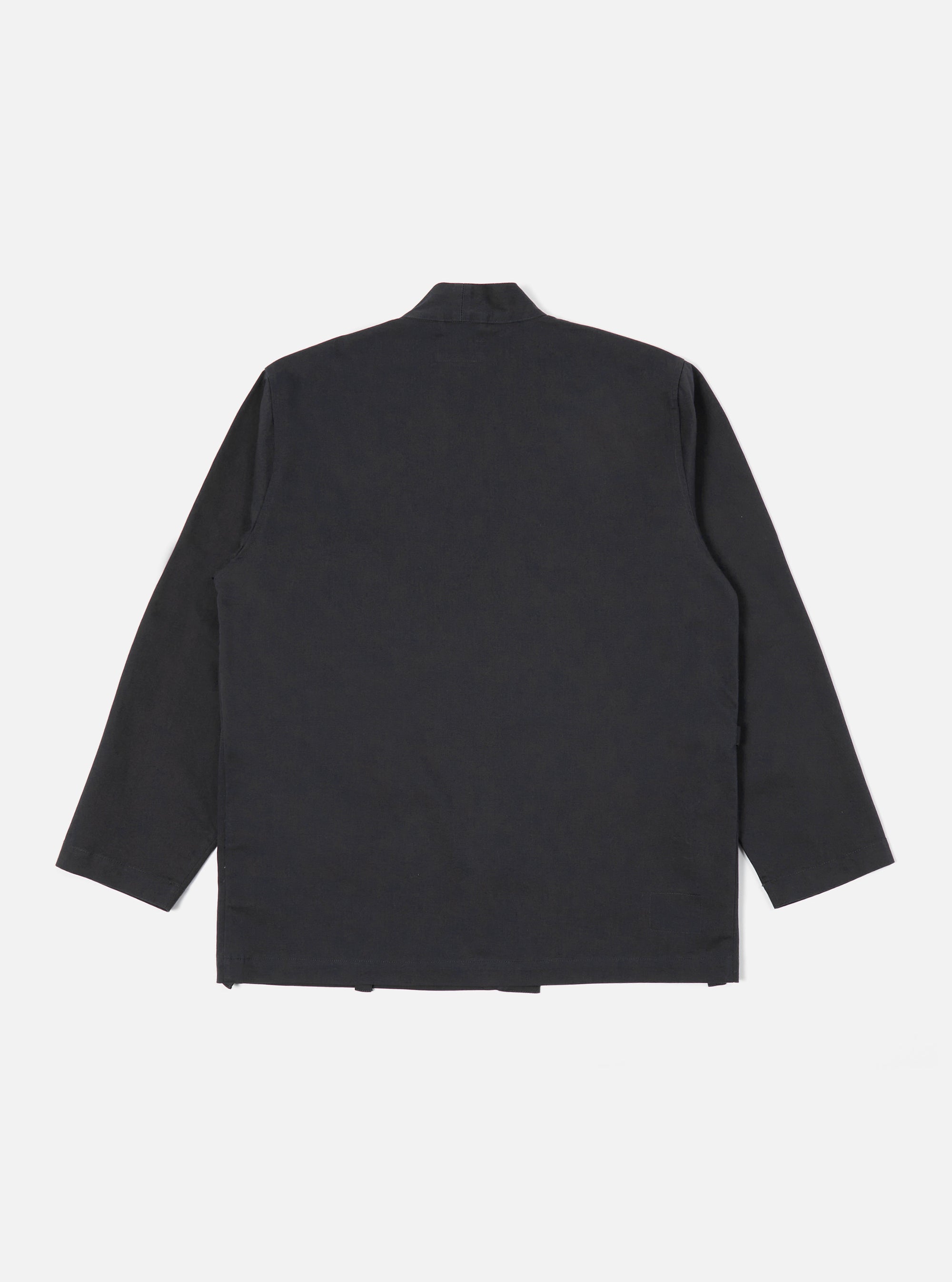 Universal Works Kyoto Work Jacket in Black Twill