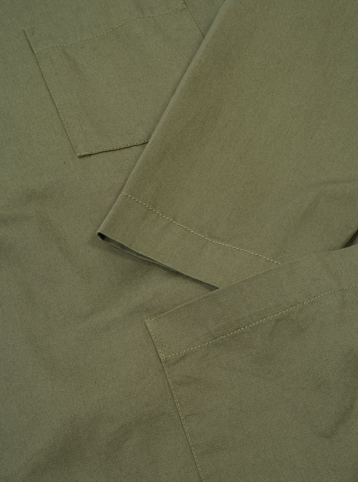 Universal Works Kyoto Work Jacket in Light Olive Twill