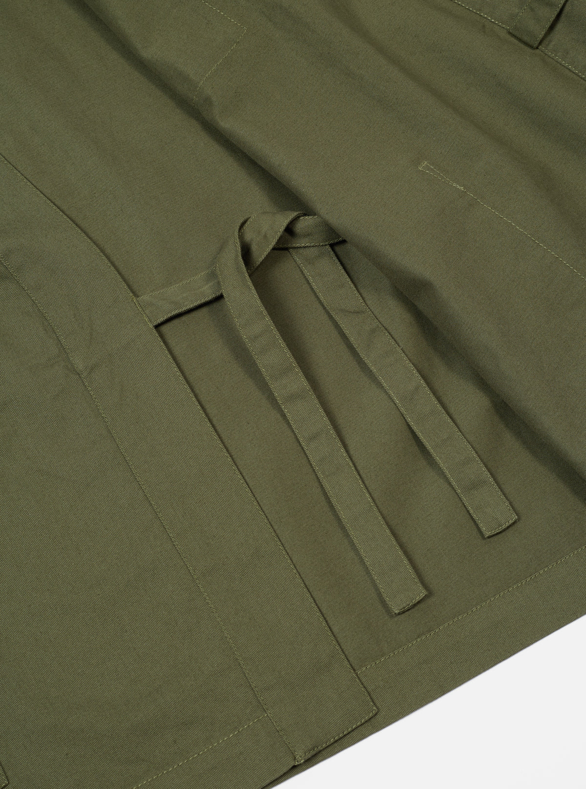 Universal Works Kyoto Work Jacket in Light Olive Twill