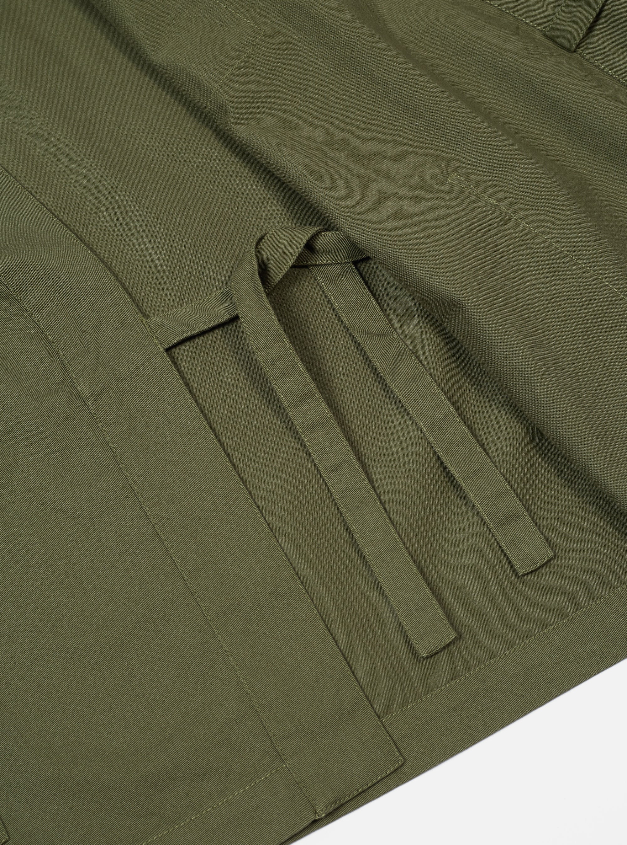 Universal Works Kyoto Work Jacket in Light Olive Twill