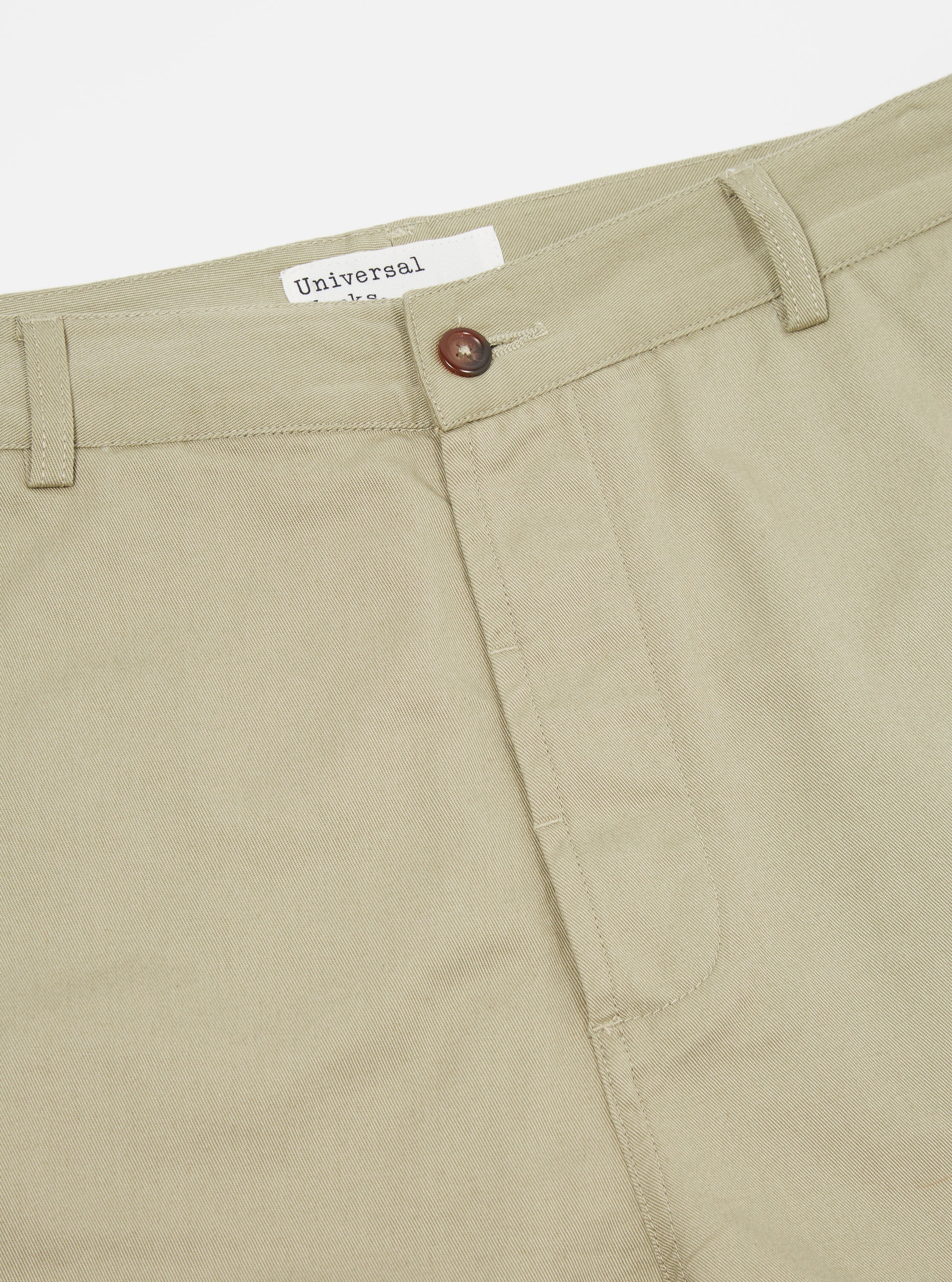 Universal Works Military Chino in Stone Twill