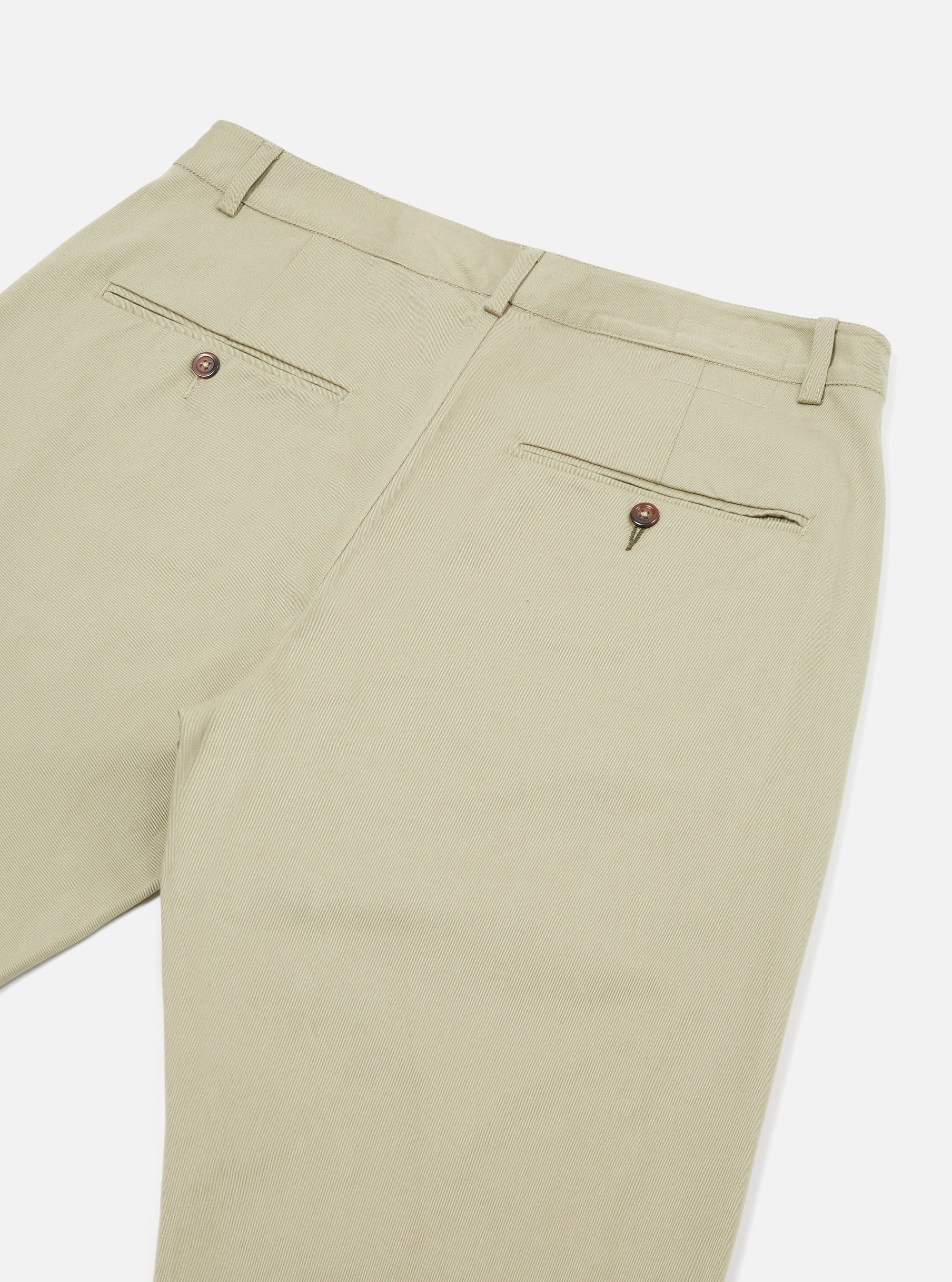 Universal Works Military Chino in Stone Twill