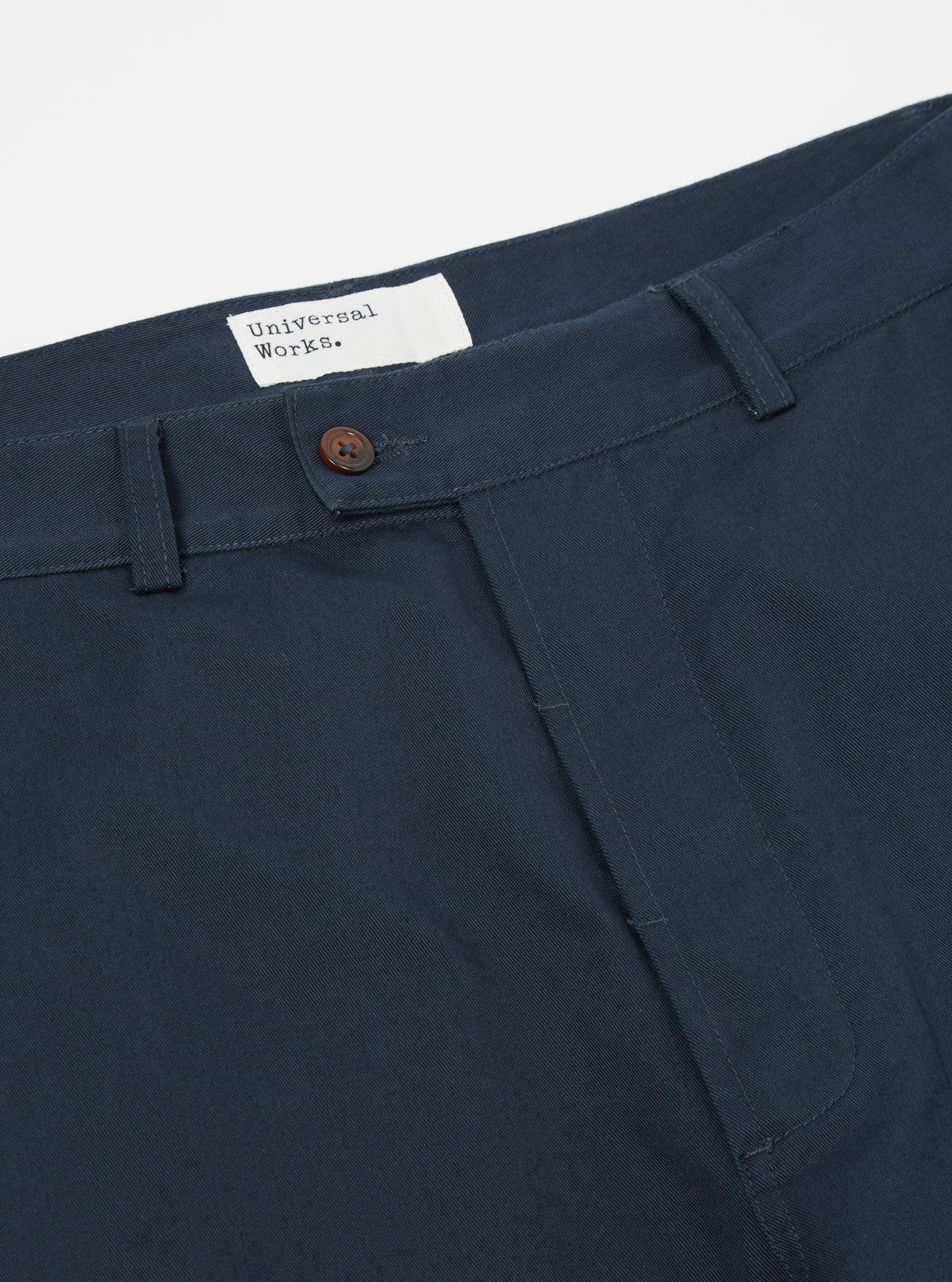 Universal Works Curved Pant in Navy Twill