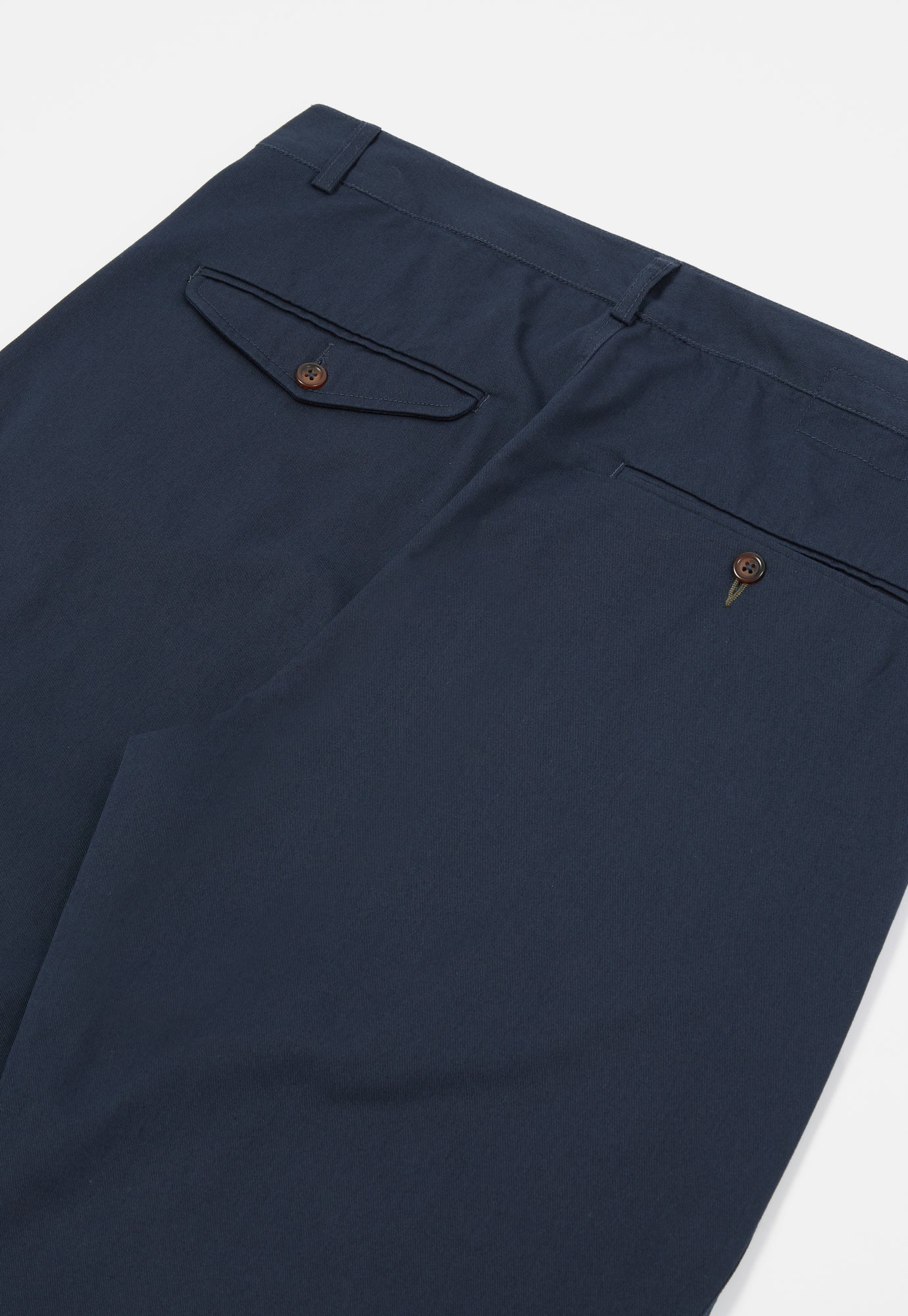 Universal Works Curved Pant in Navy Twill