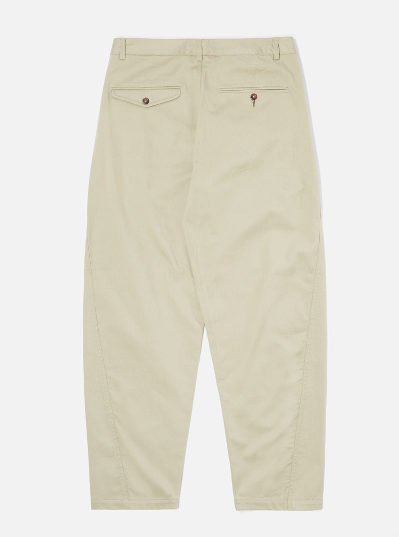 Universal Works Curved Pant in Stone Twill