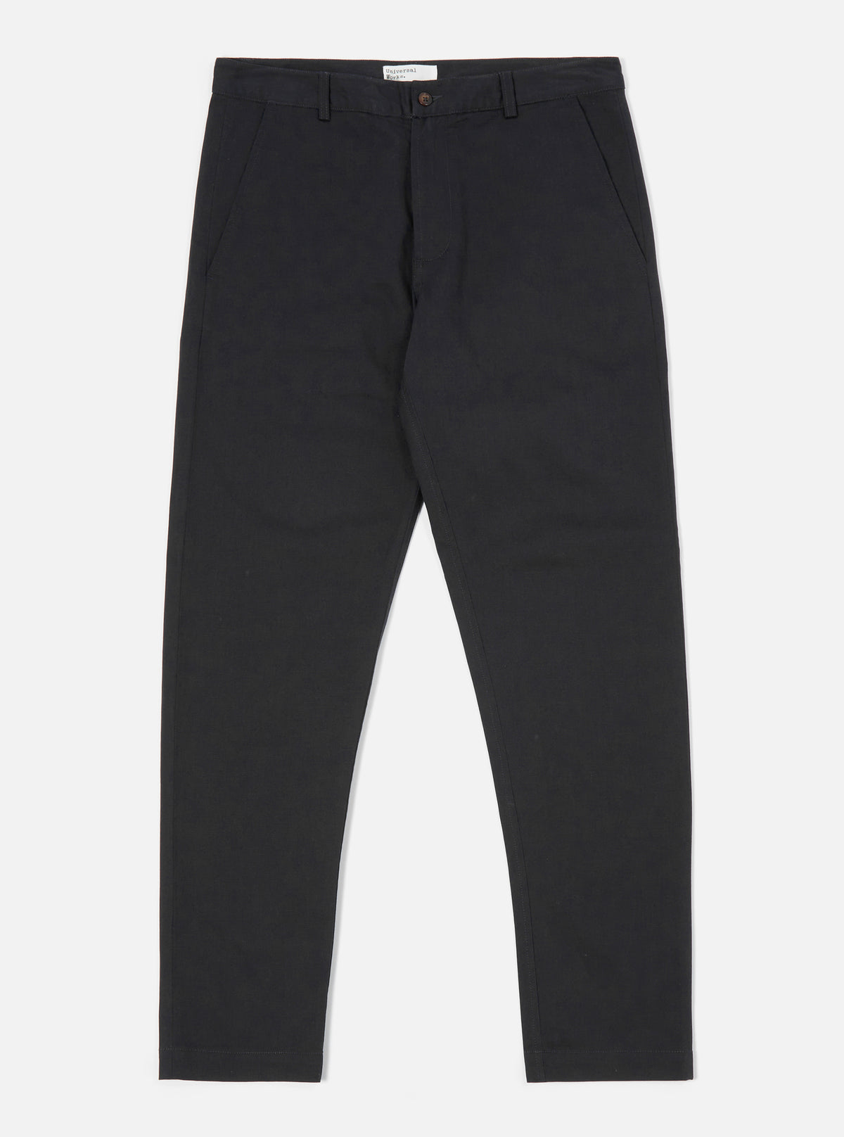 Universal Works Aston Pant in Black Twill