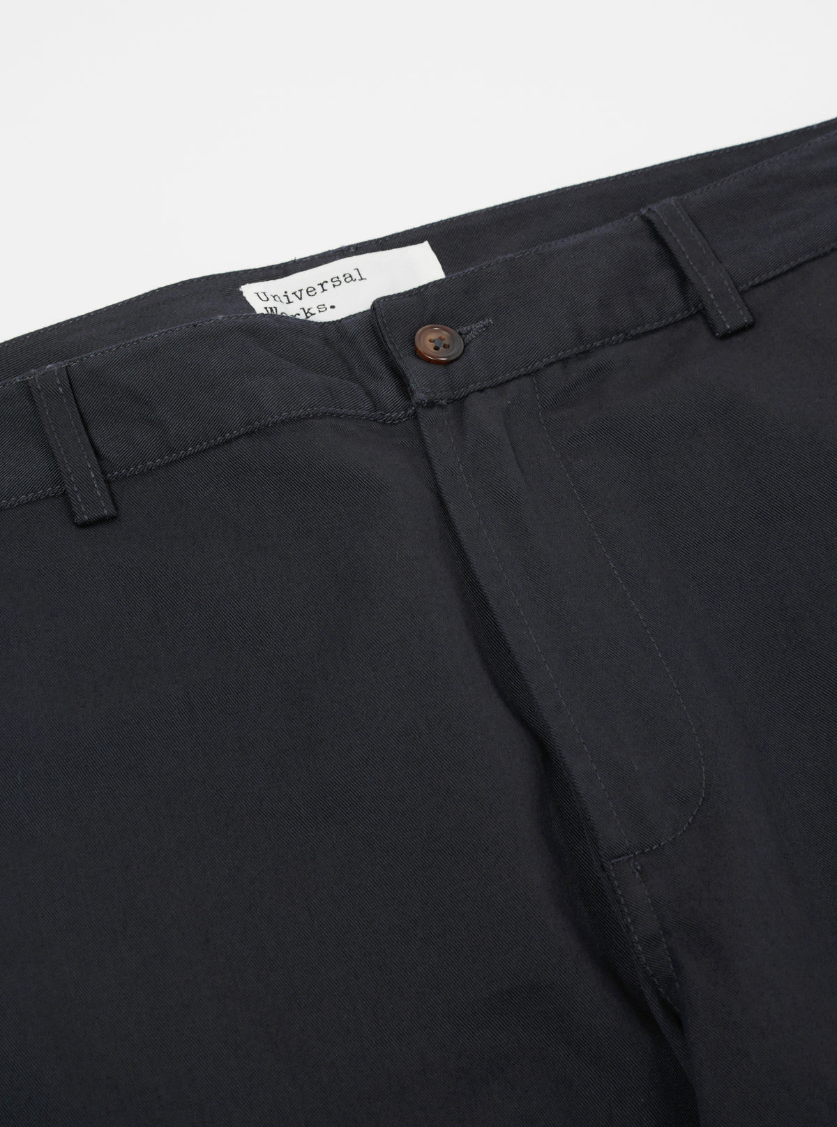 Universal Works Aston Pant in Black Twill