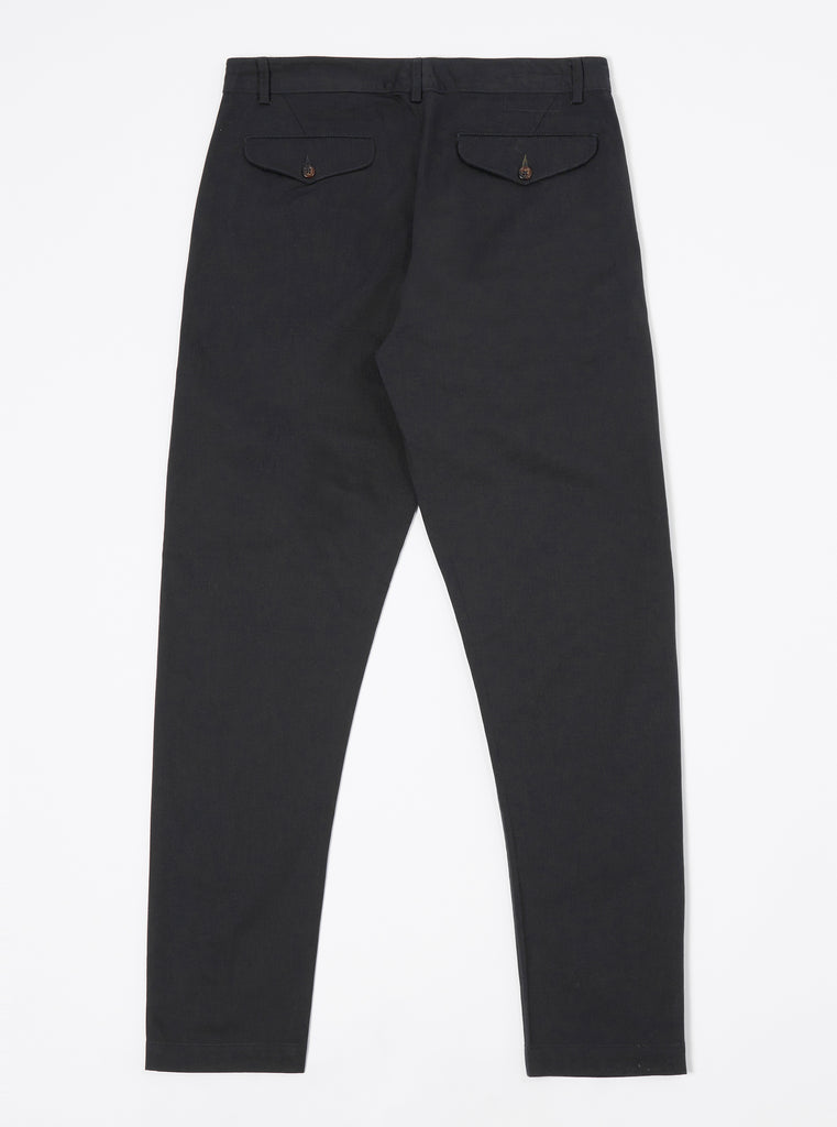 Natural Stretch Twill Suit Trousers - Black | Charles Tyrwhitt