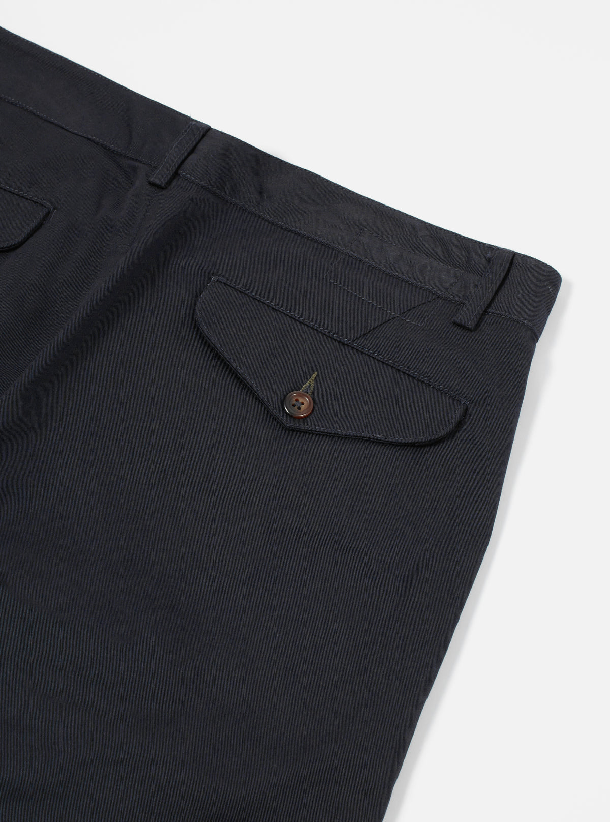 Universal Works Aston Pant in Black Twill