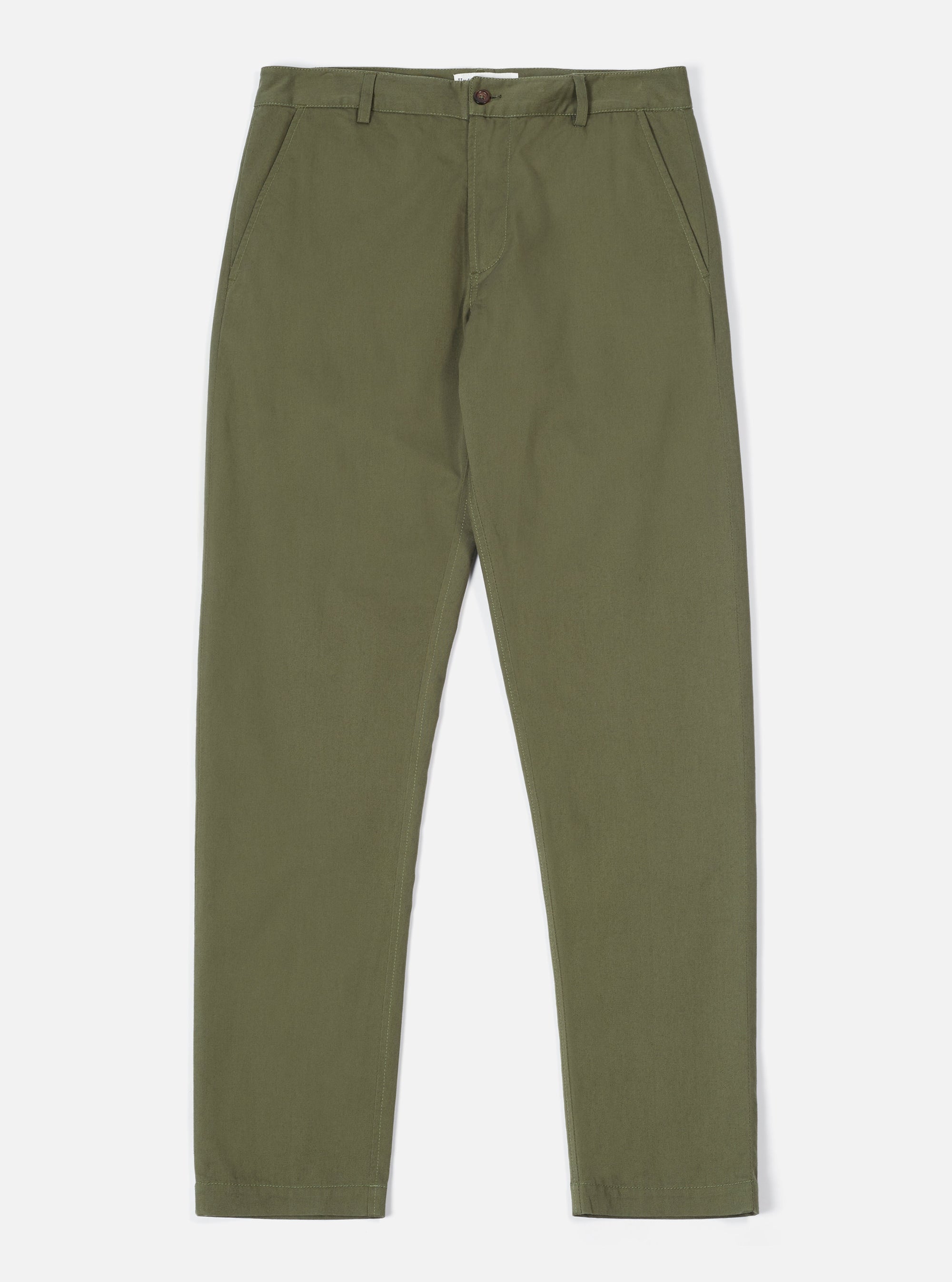 Universal Works Aston Pant in Light Olive Twill