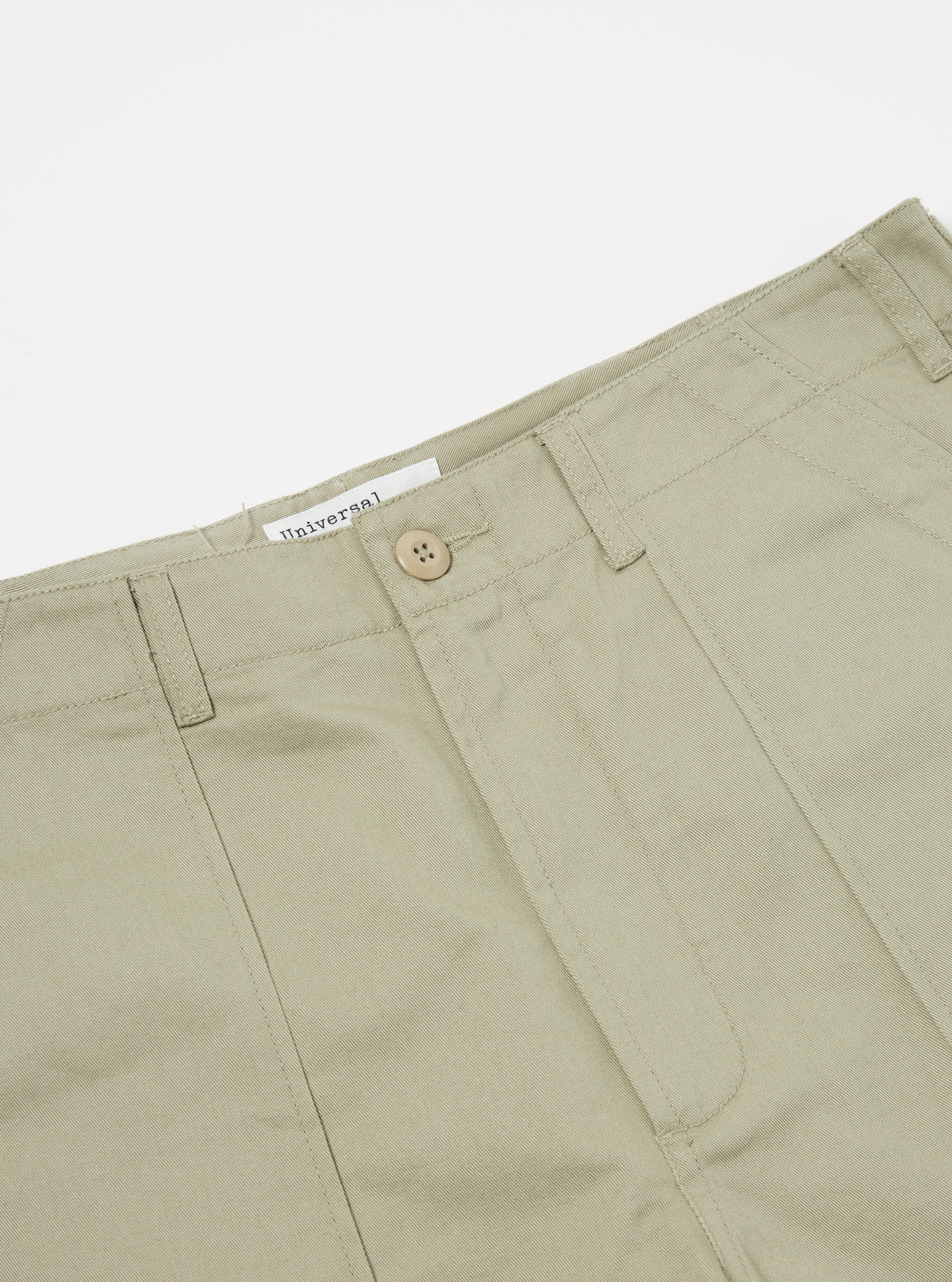 Universal Works Fatigue Pant in Stone Twill