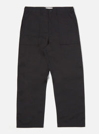 Universal Works Fatigue Pant in Black Twill