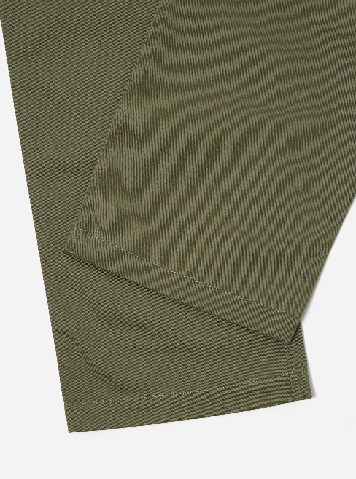 Universal Works Fatigue Pant in Light Olive Twill