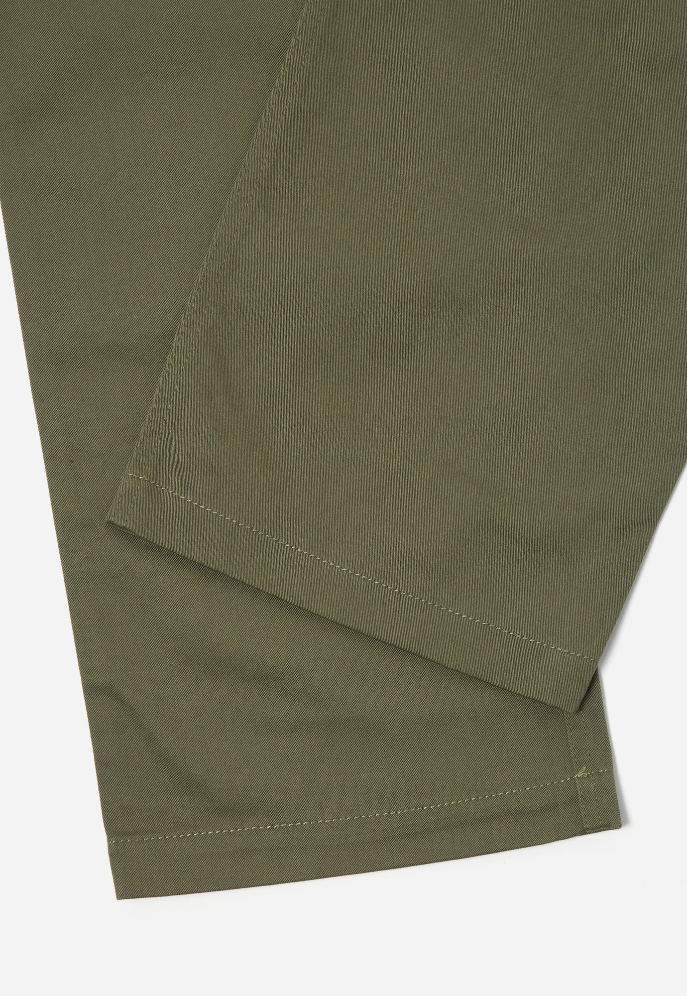 Universal Works Fatigue Pant in Light Olive Twill