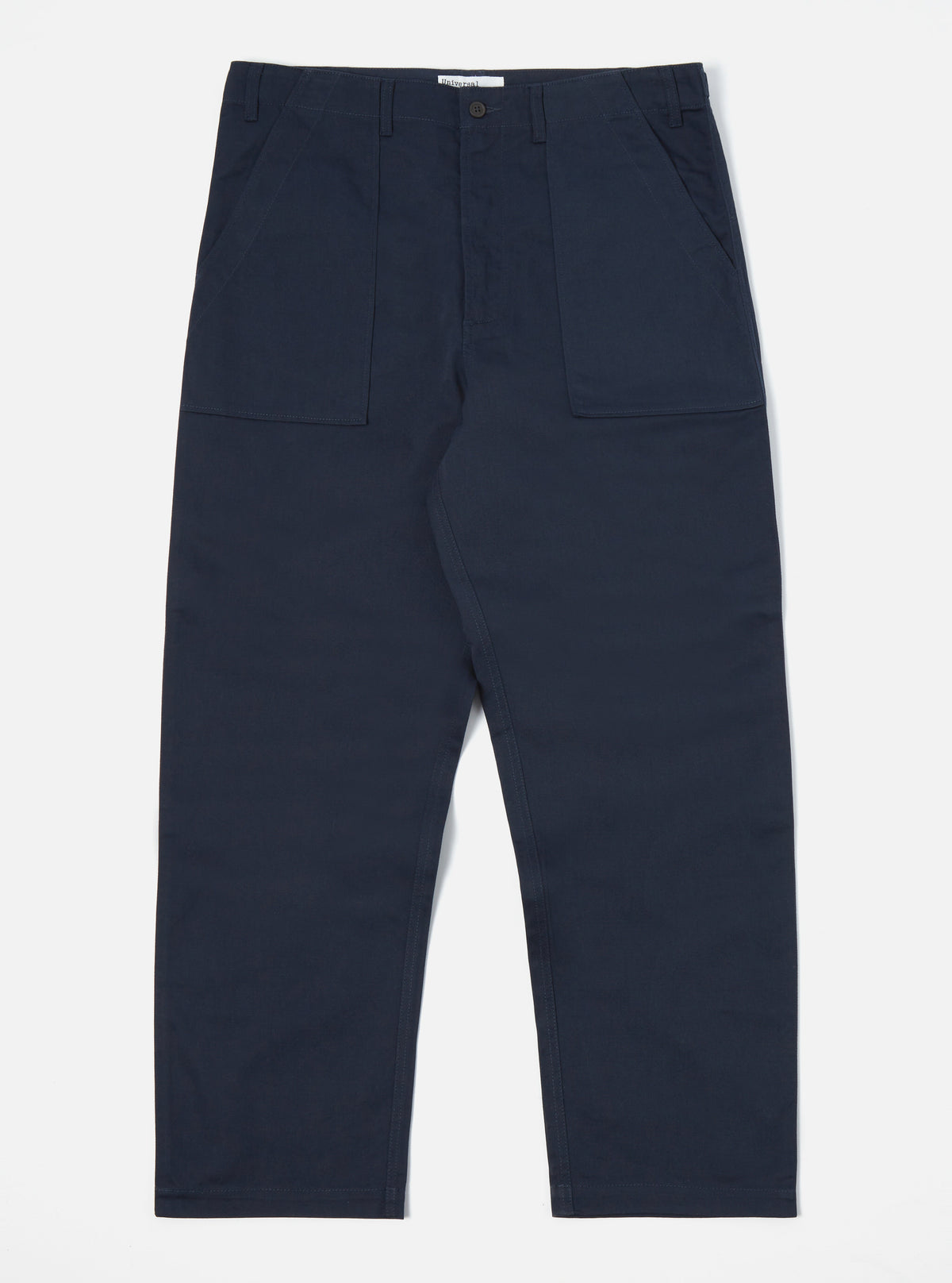 Universal Works Fatigue Pant in Navy Twill