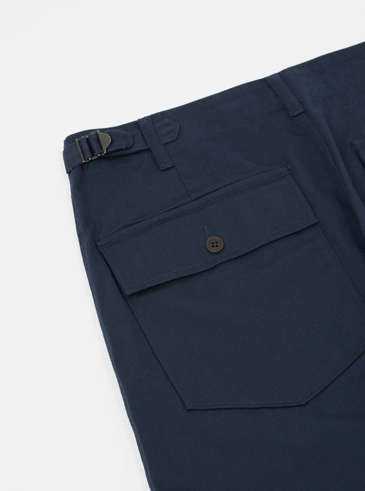 Universal Works Fatigue Pant in Navy Twill