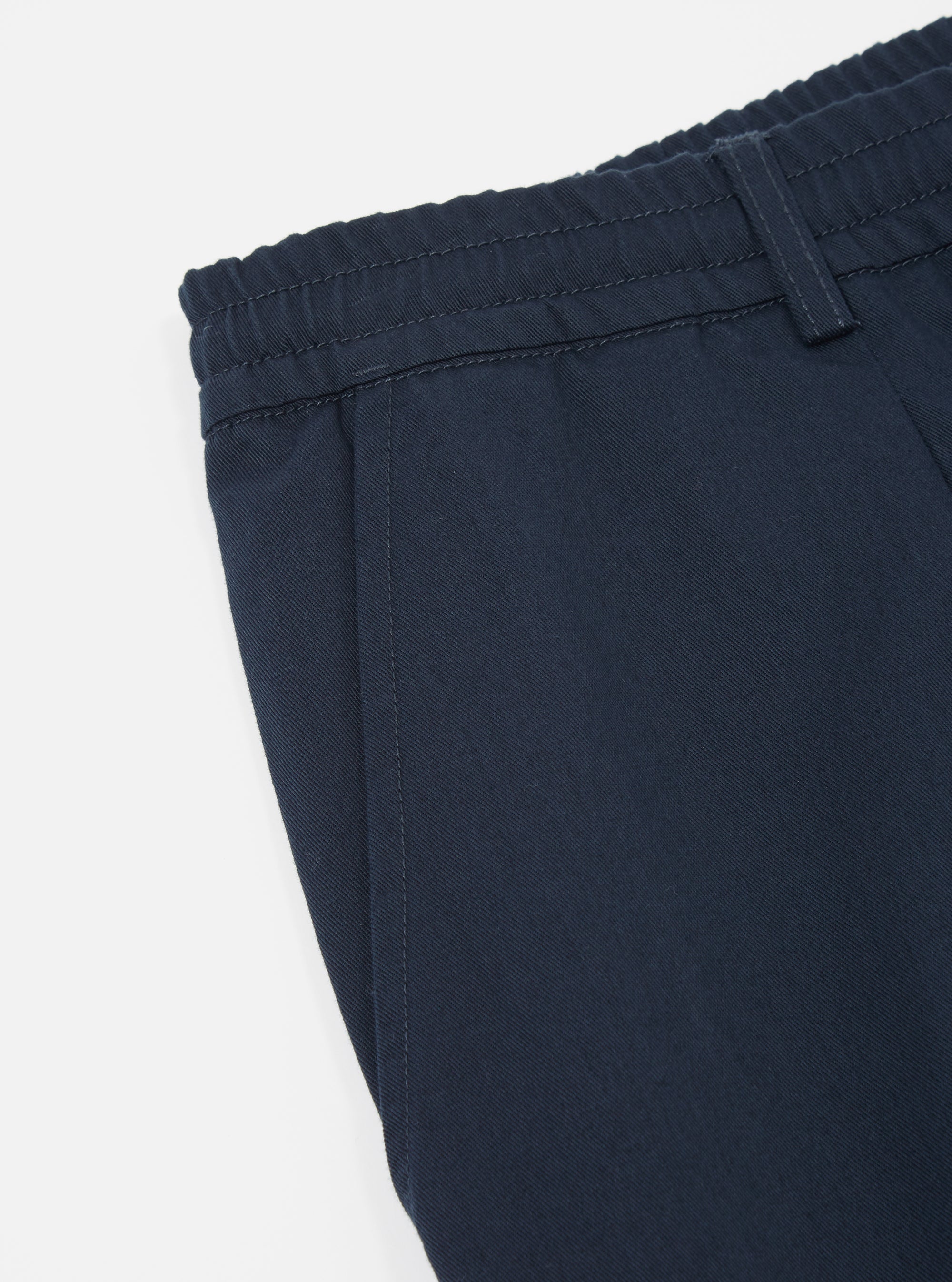 Universal Works Pleated Track Pant in Navy Twill