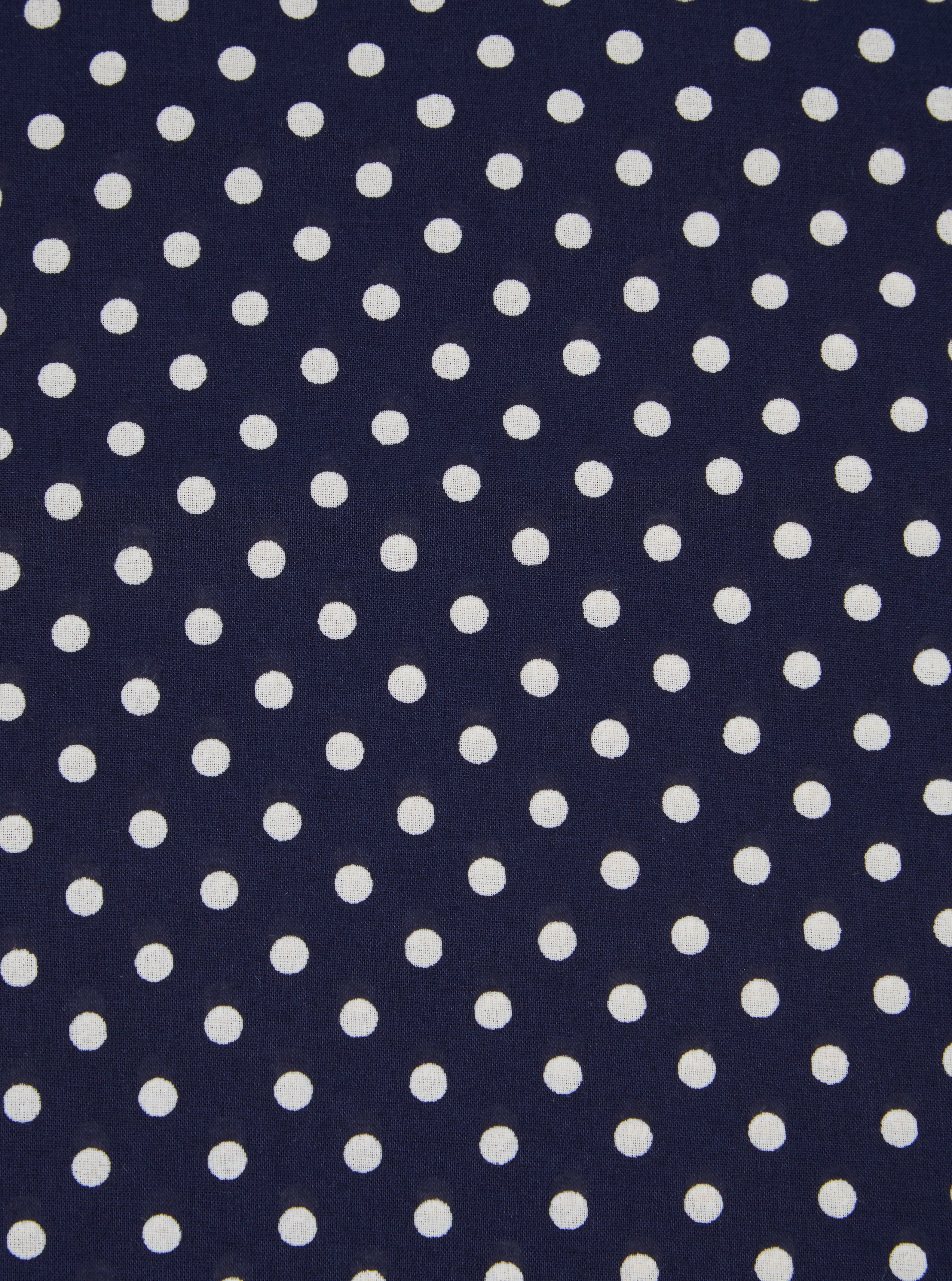 Universal Works Pocket Square in Navy Classic Dot