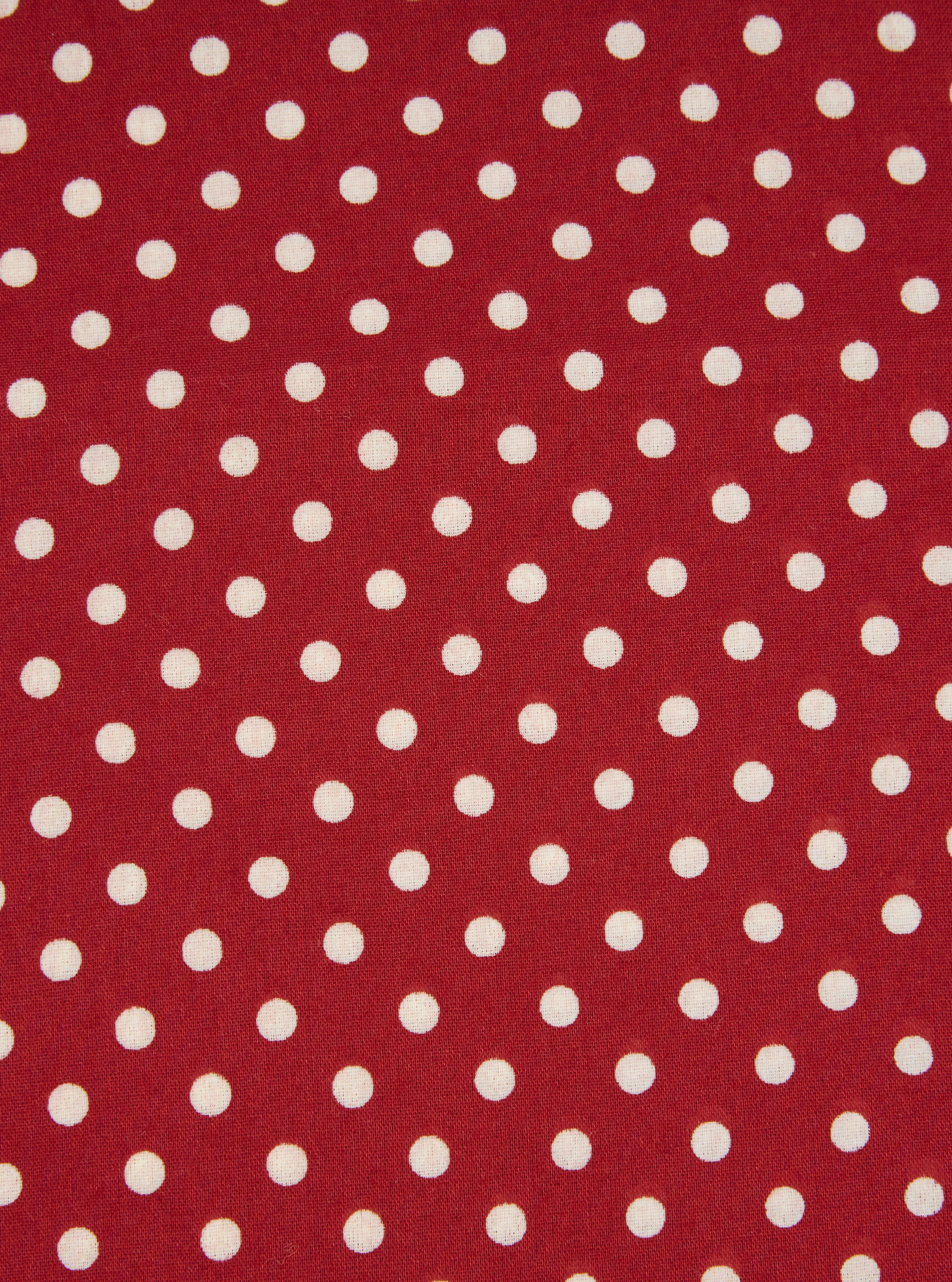 Universal Works Pocket Square in Red Classic Dot