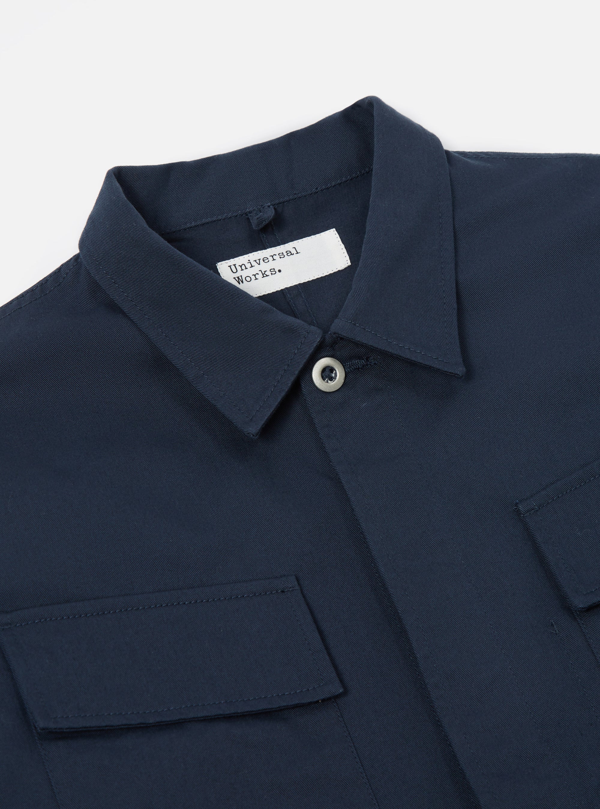 Universal Works MW Fatigue Jacket in Navy Twill