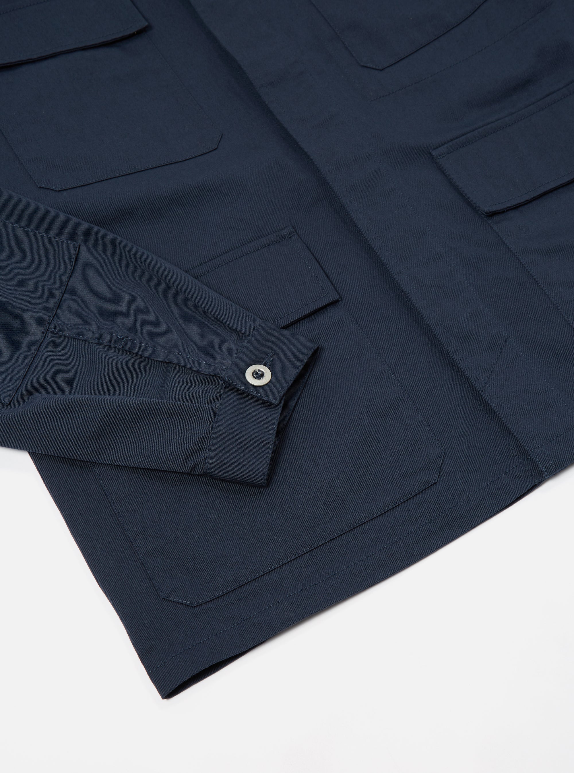 Universal Works MW Fatigue Jacket in Navy Twill