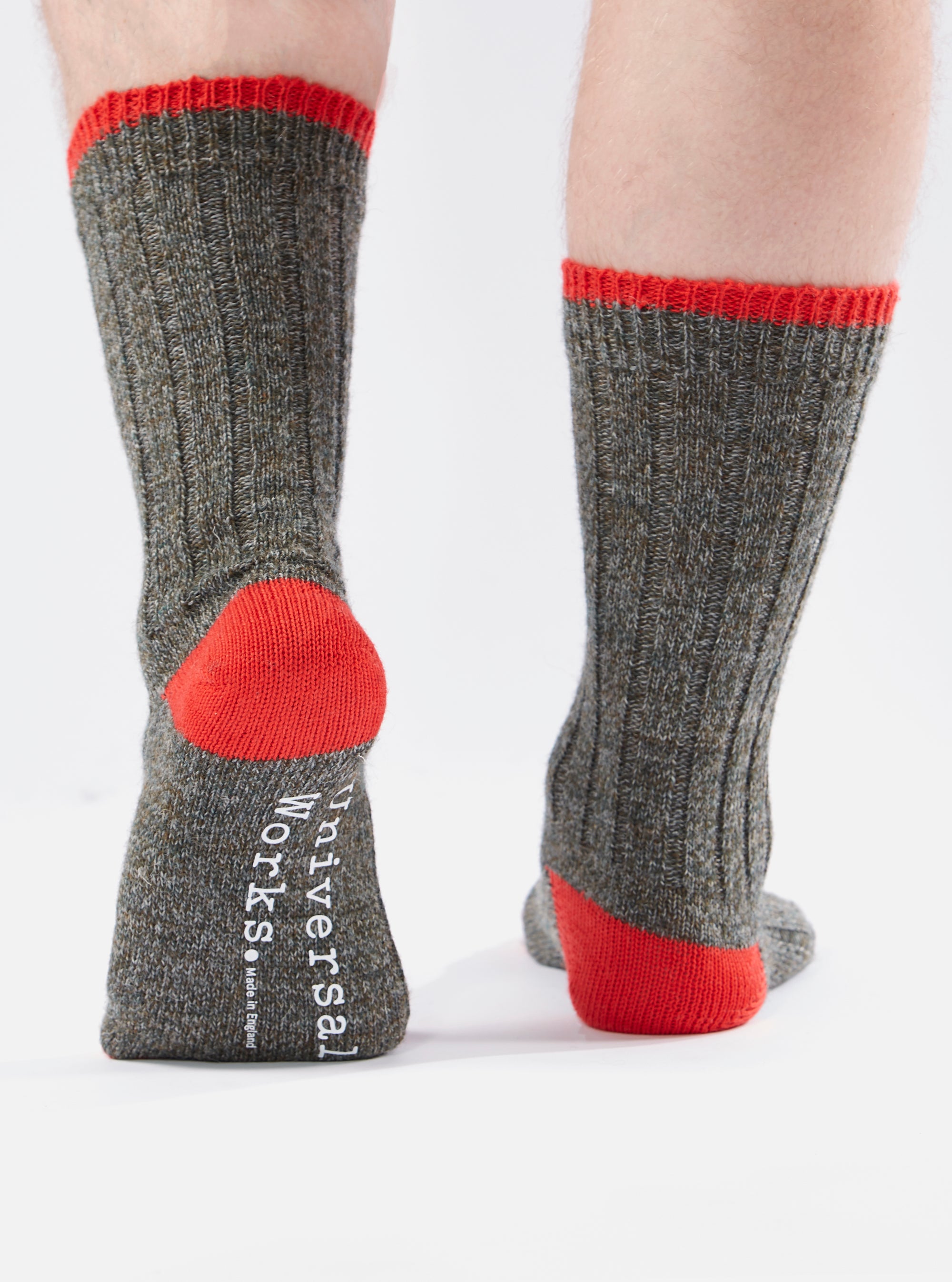 Universal Works Hike Sock In Derby Wool