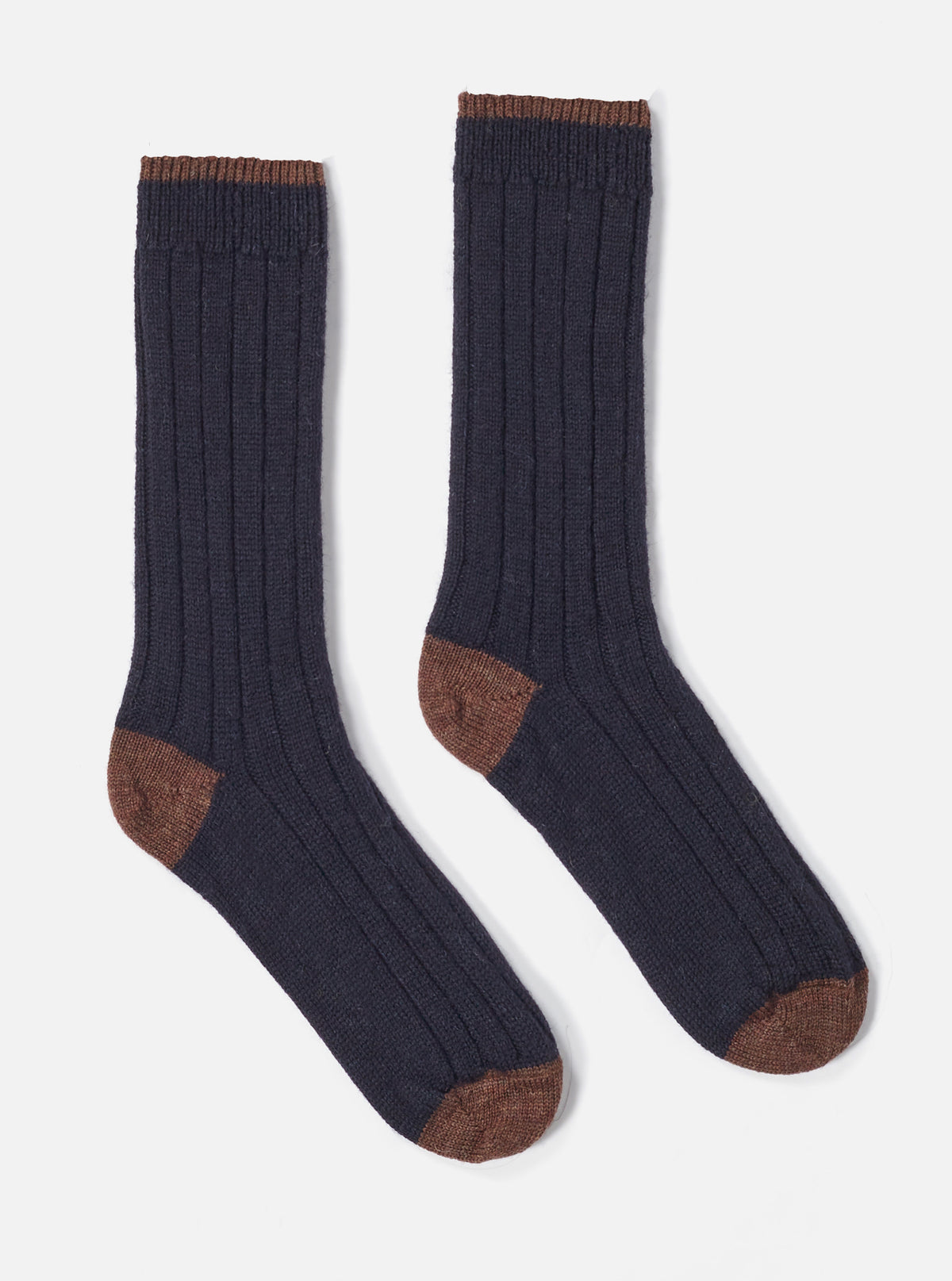 Universal Works Hike Sock In Navy Wool