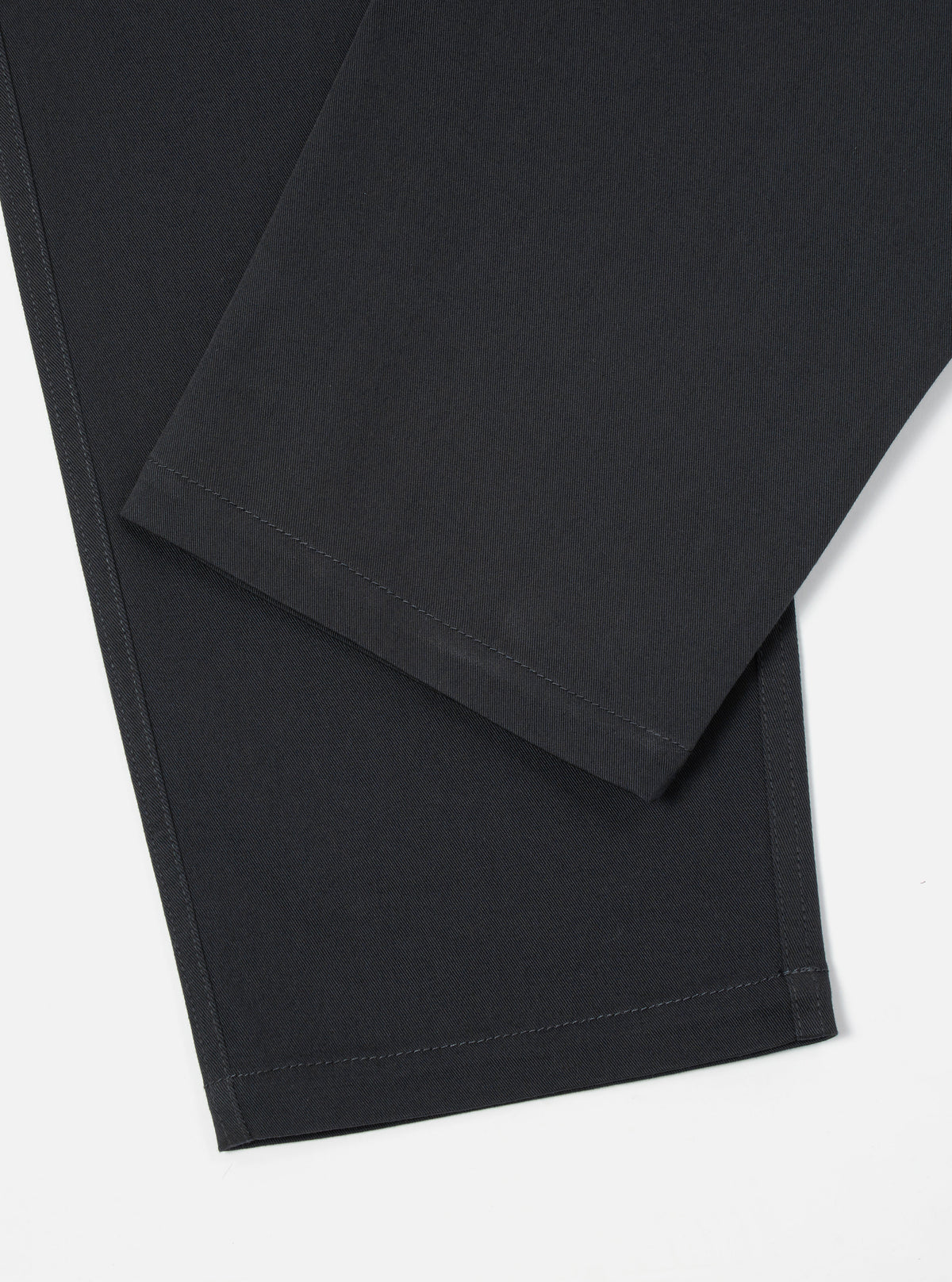 Universal Works Hi Water Trouser in Black Twill