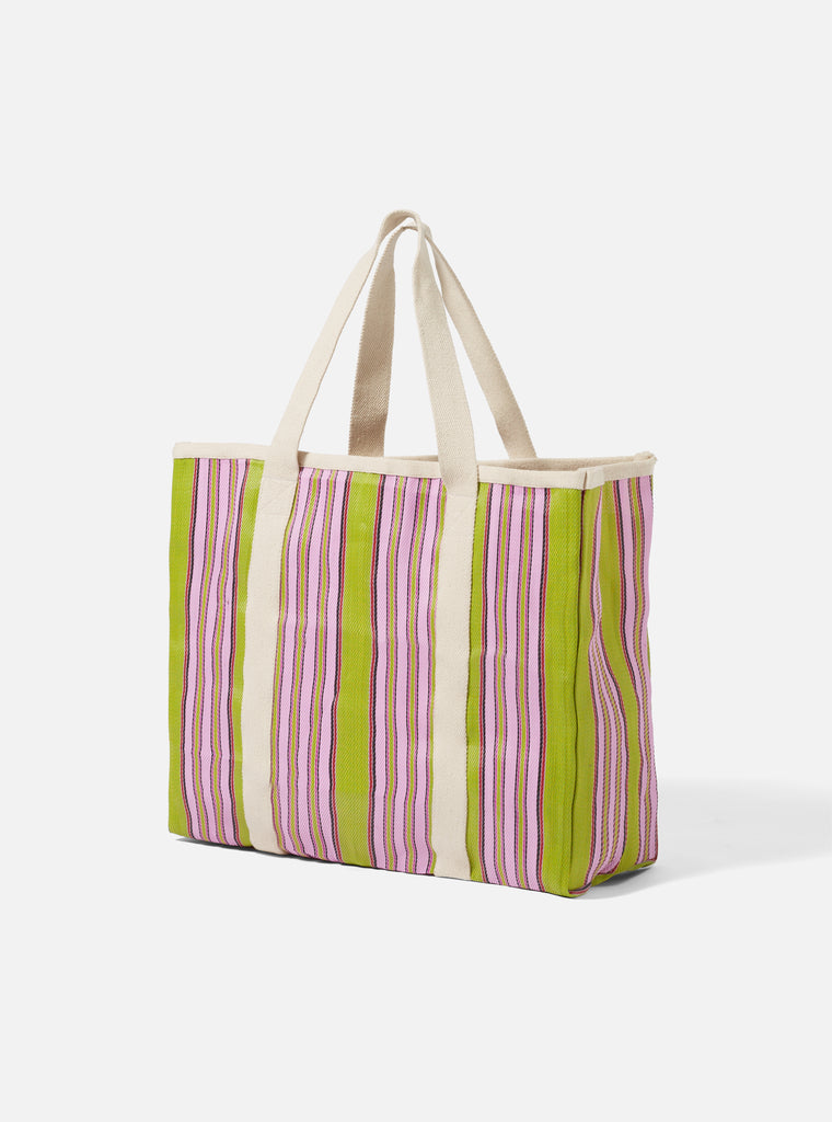 Universal Works Beach Bag in Multi Stripe Weave
