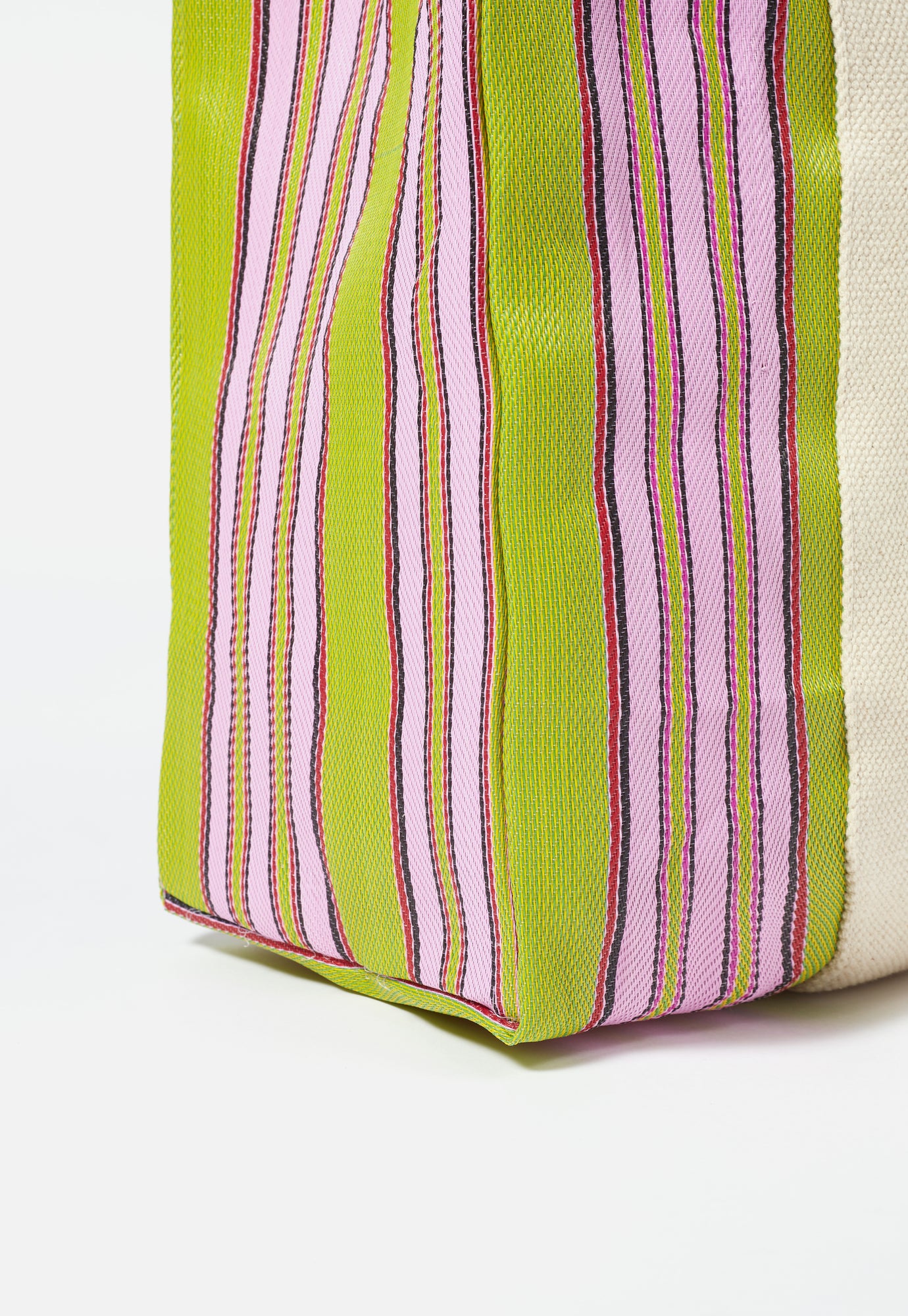 Universal Works Beach Bag in Multi Stripe Weave