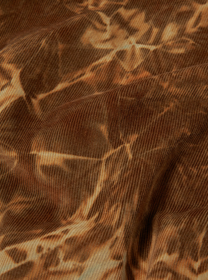 Universal Works Bakers Jacket in Brown Hand-Dyed Japanese Cord