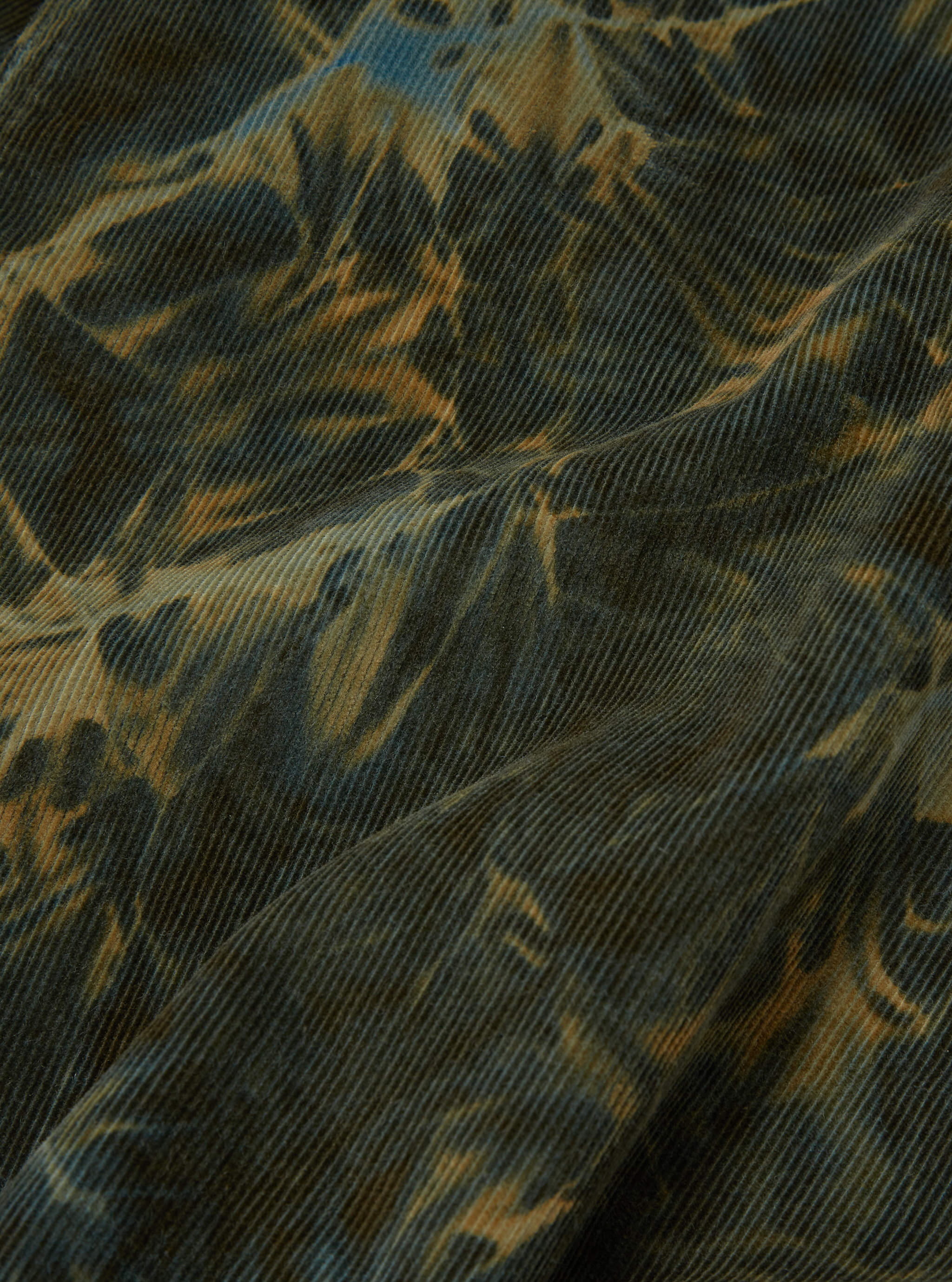 Universal Works Bakers Jacket in Green Hand-Dyed Japanese Cord
