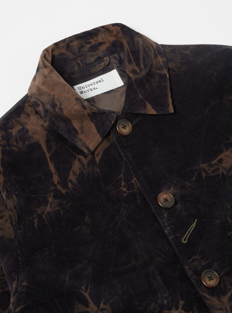 Universal Works Bakers Jacket in Navy Hand-Dyed Japanese Cord