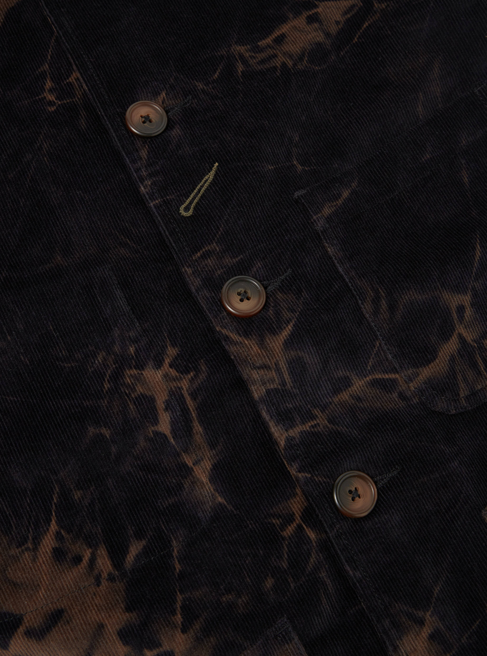 Universal Works Bakers Jacket in Navy Hand-Dyed Japanese Cord