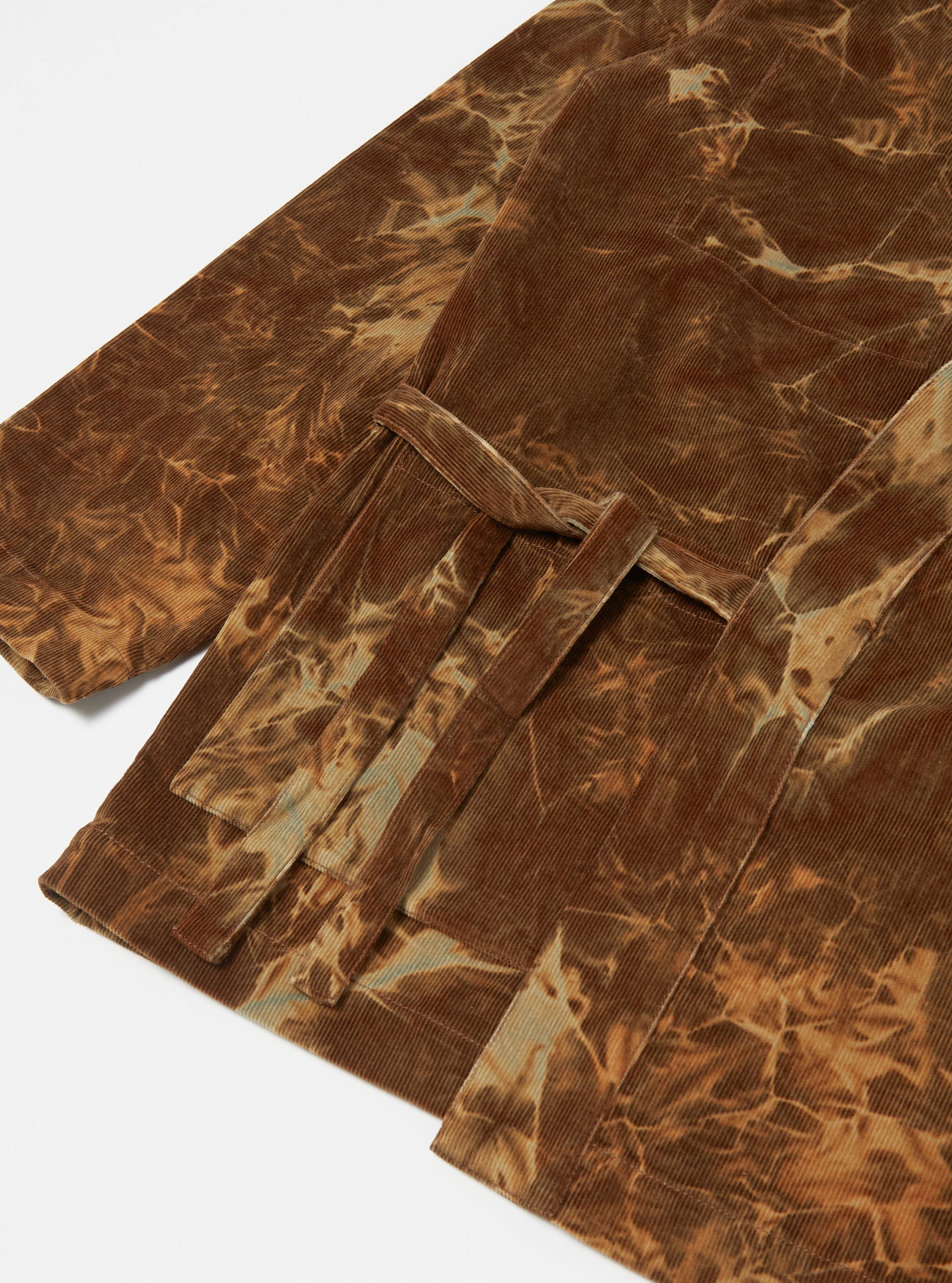 Universal Works Kyoto Work Jacket in Brown Hand-Dyed Japanese Cord