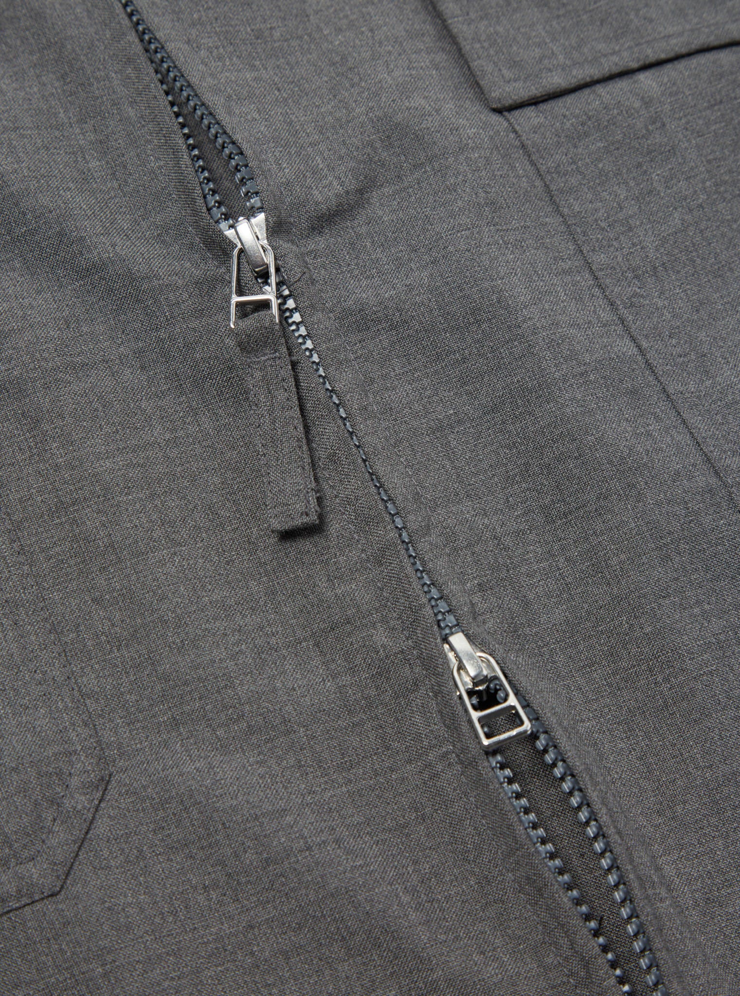 Universal Works E130 Jacket in Grey Tropical Suiting