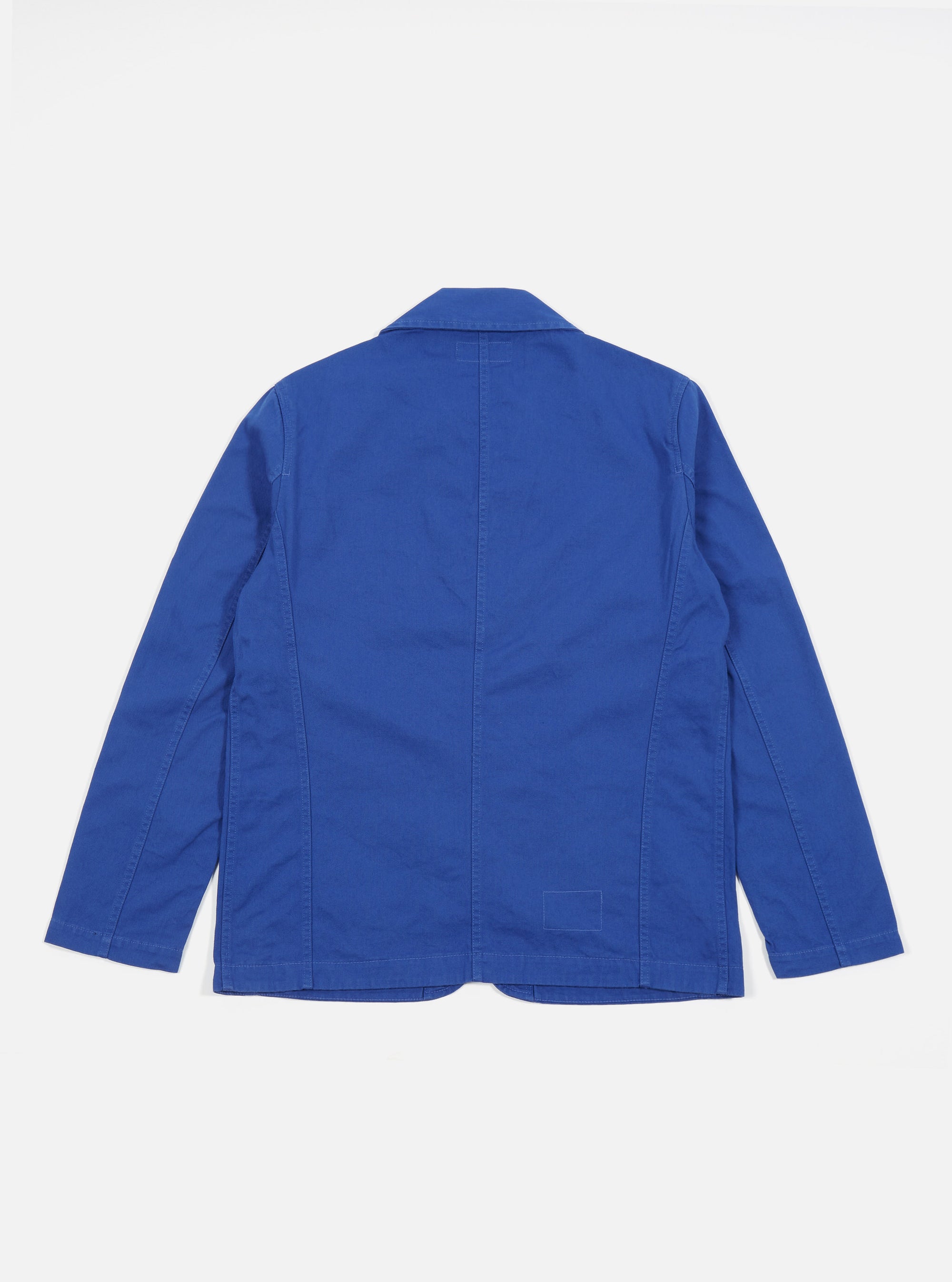 Universal Works Bakers Jacket in Royal Blue Byron Twill