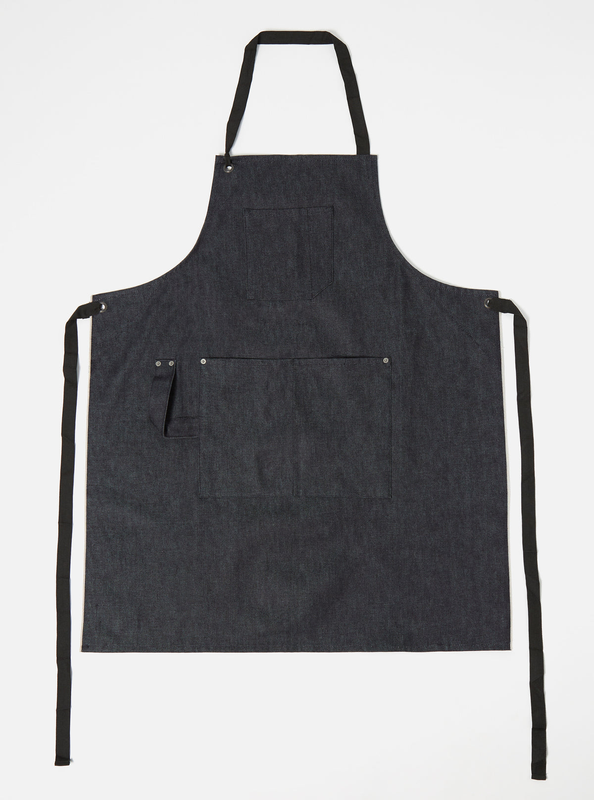 Universal Works Apron in Indigo Selvedge Denim