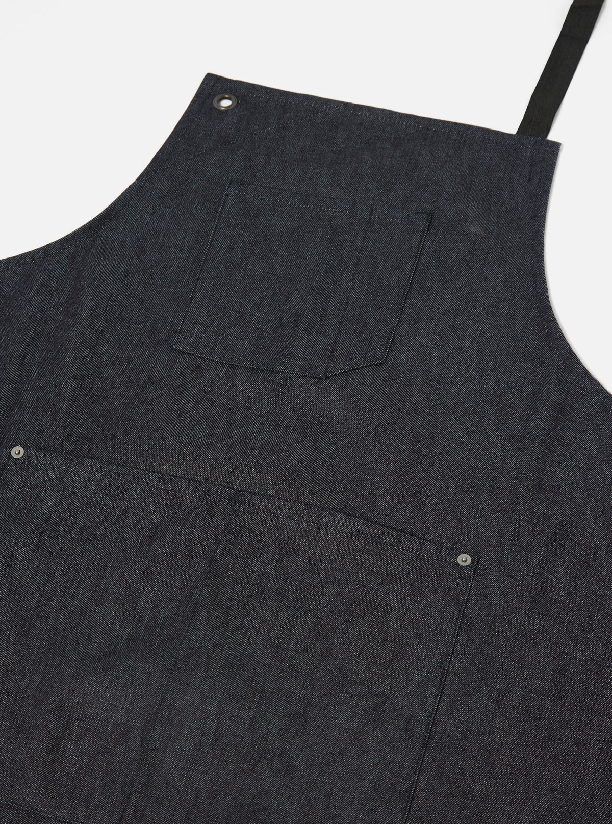 Universal Works Apron in Indigo Selvedge Denim