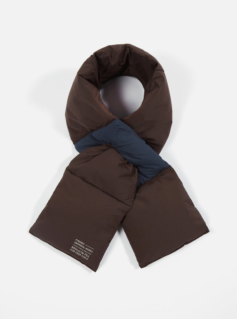 Pyrenex x Universal Works Feather/Down Scarf in Matte Water-Resistant Taffeta