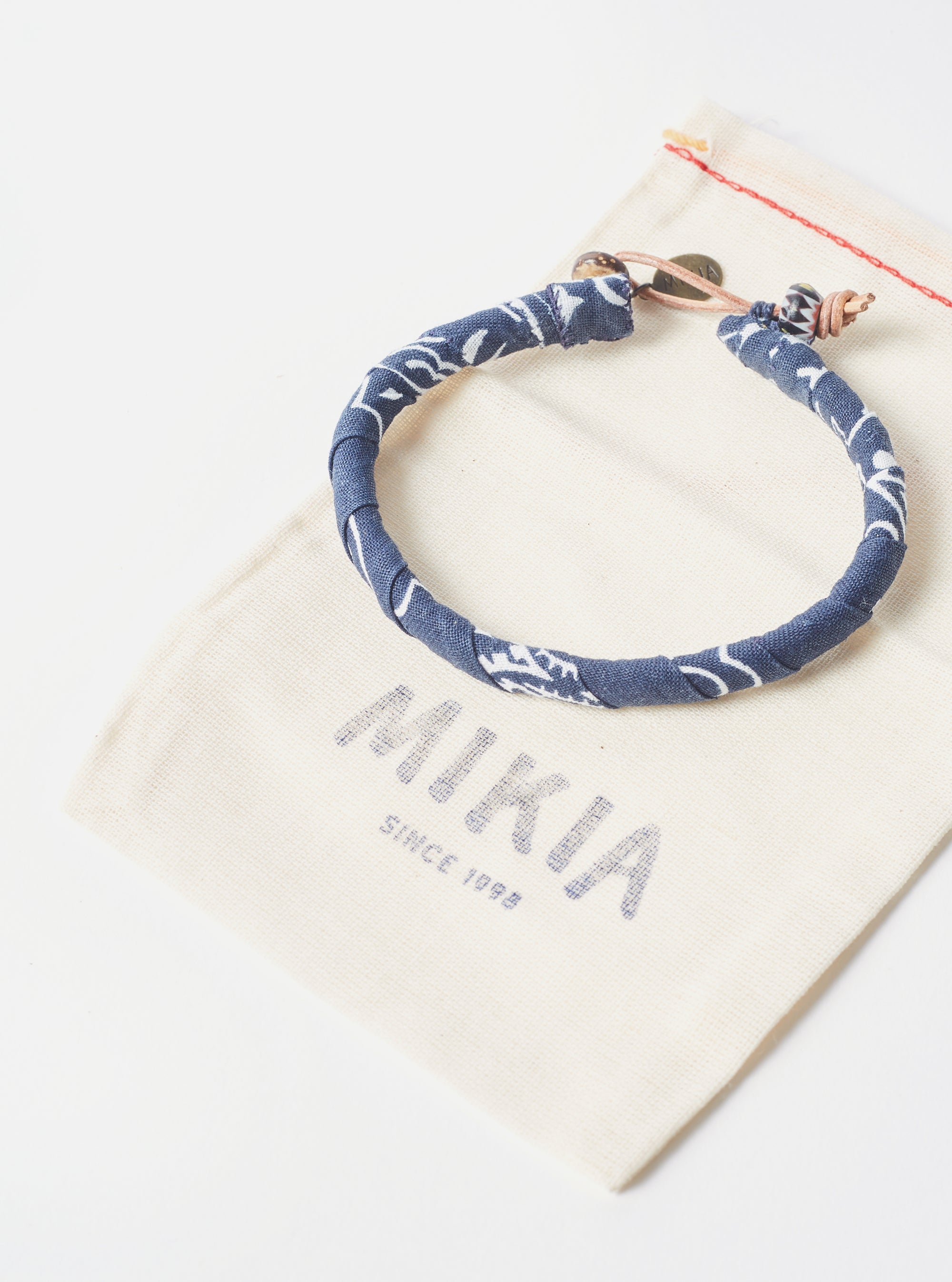 Mikia Bracelet in Navy Bandana