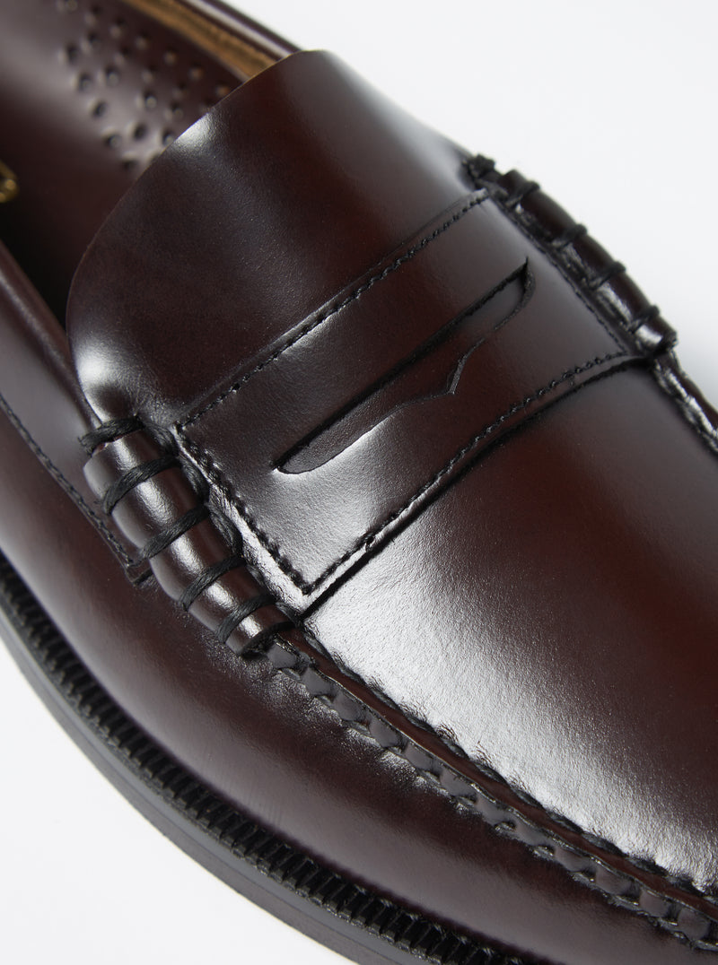 Sebago 'Dan' Penny Loafer in Burgundy Leather