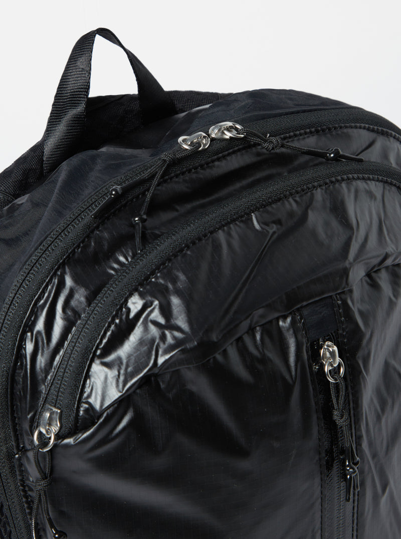Sandqvist 'Bo' Backpack in Black Recycled Ripstop Nylon