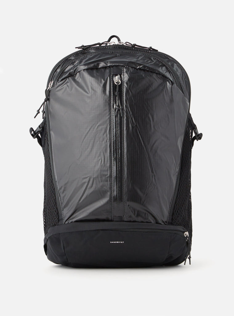 Sandqvist 'Bo' Backpack in Black Recycled Ripstop Nylon – Universal Works
