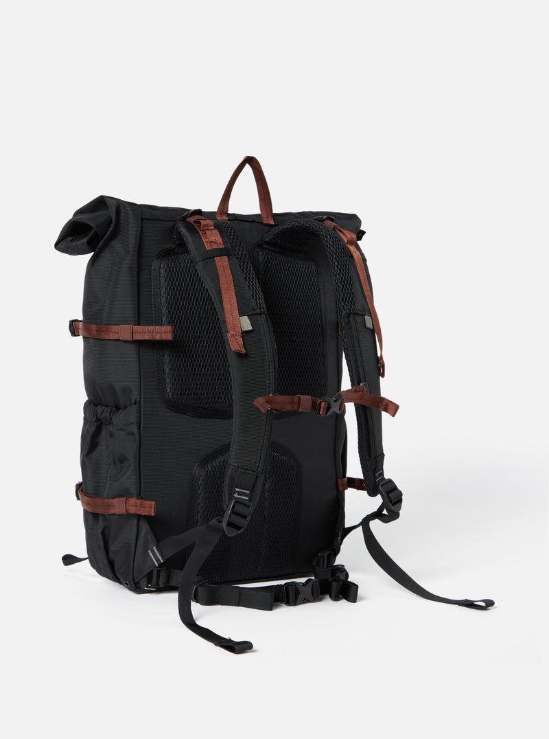 Sandqvist Forest Hike Backpack in Black Recycled Nylon