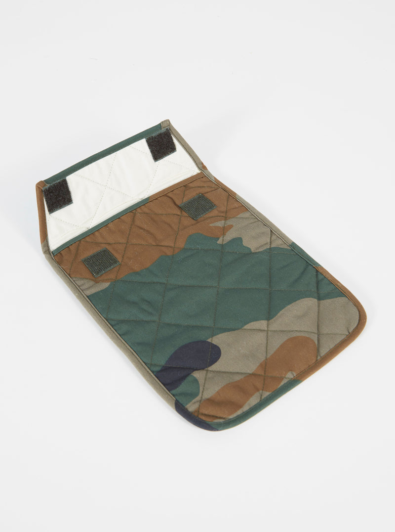 Universal Works iPad Case In Olive Camo Twill