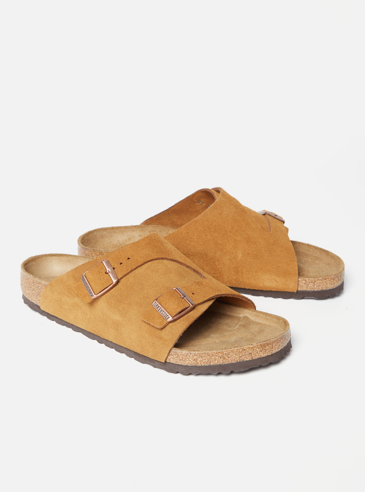 Birkenstock Zürich in Mink Suede