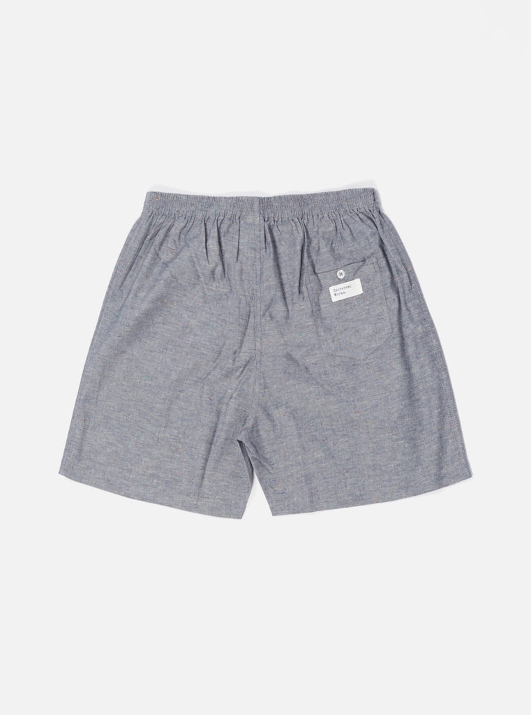 Universal Works Boxer Short in Nep Chambray Cotton
