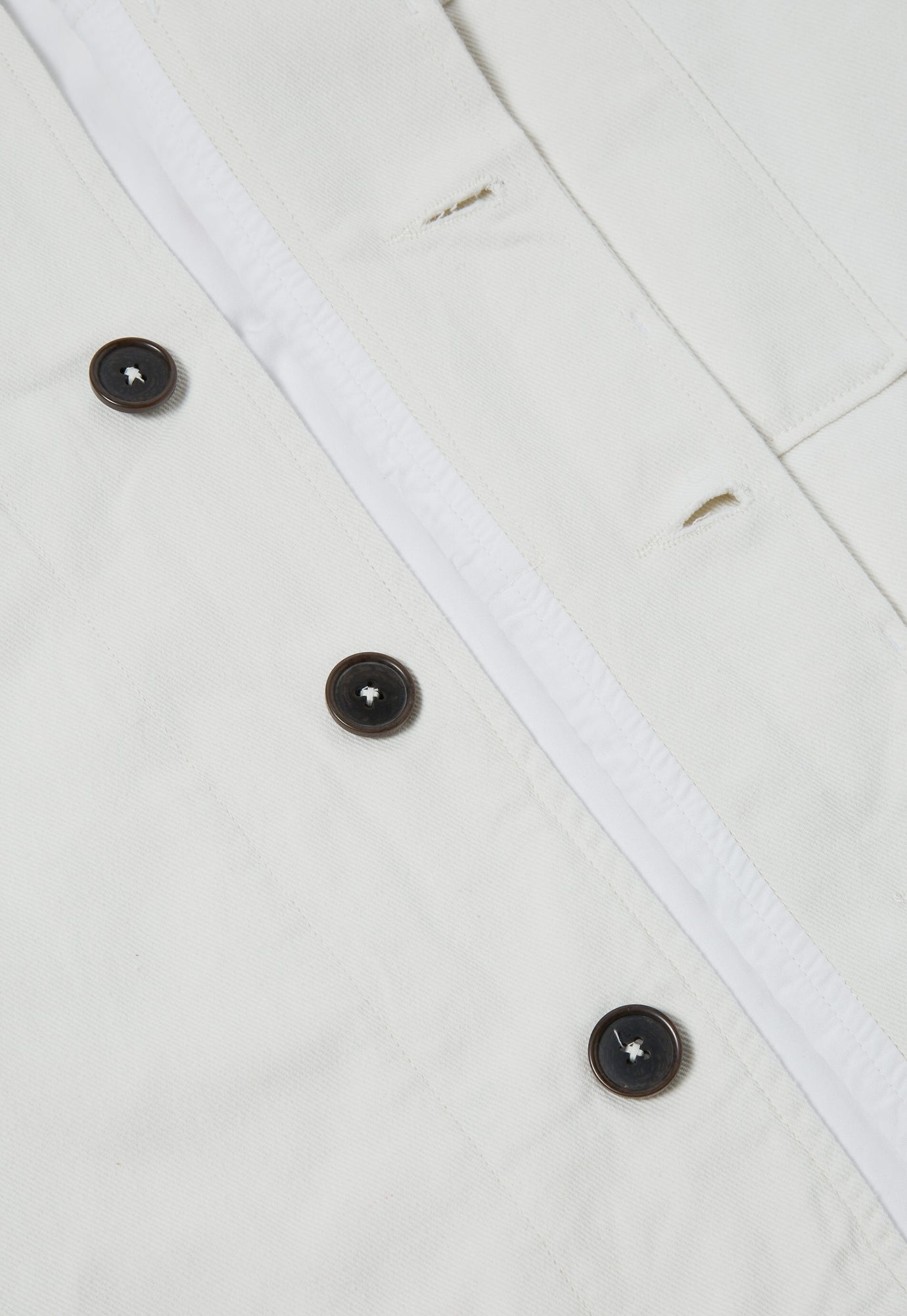 Universal Works Cruiser Jacket in White Winter Twill
