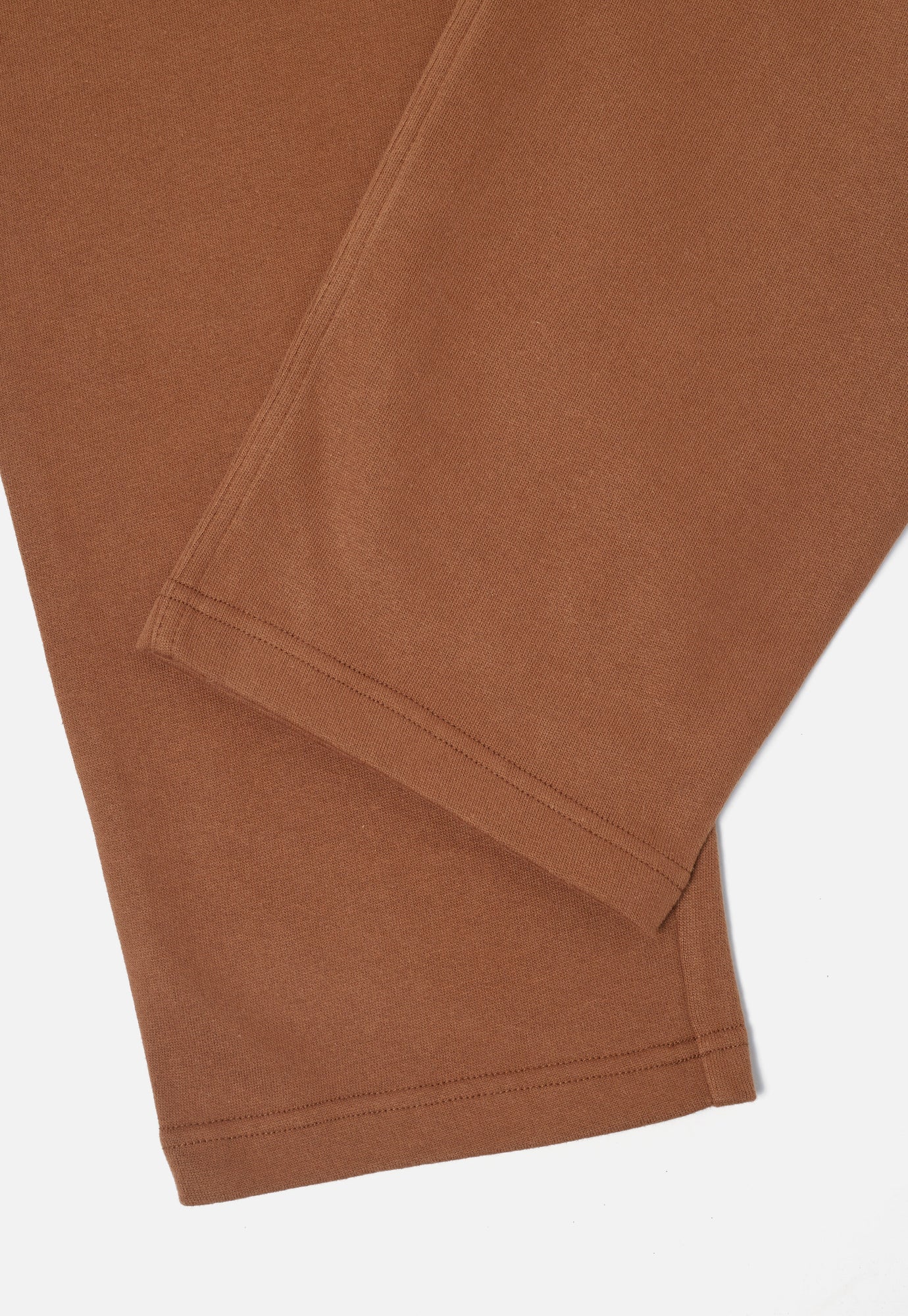 Universal Works Lounge Pant in Brown Brush Back Sweat